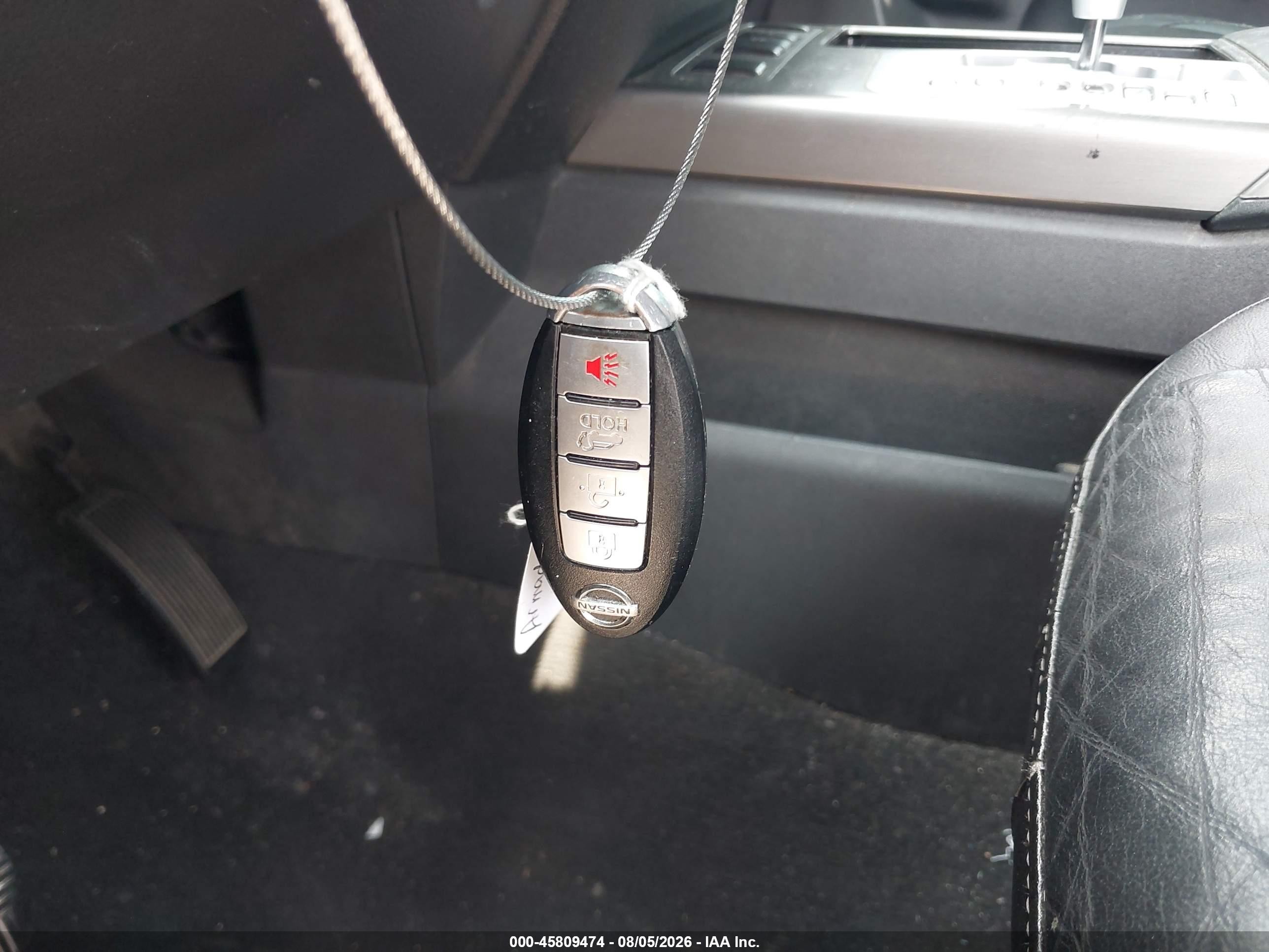 2010 Nissan Armada Titanium Gray vin: 5N1BA0ND7AN620751