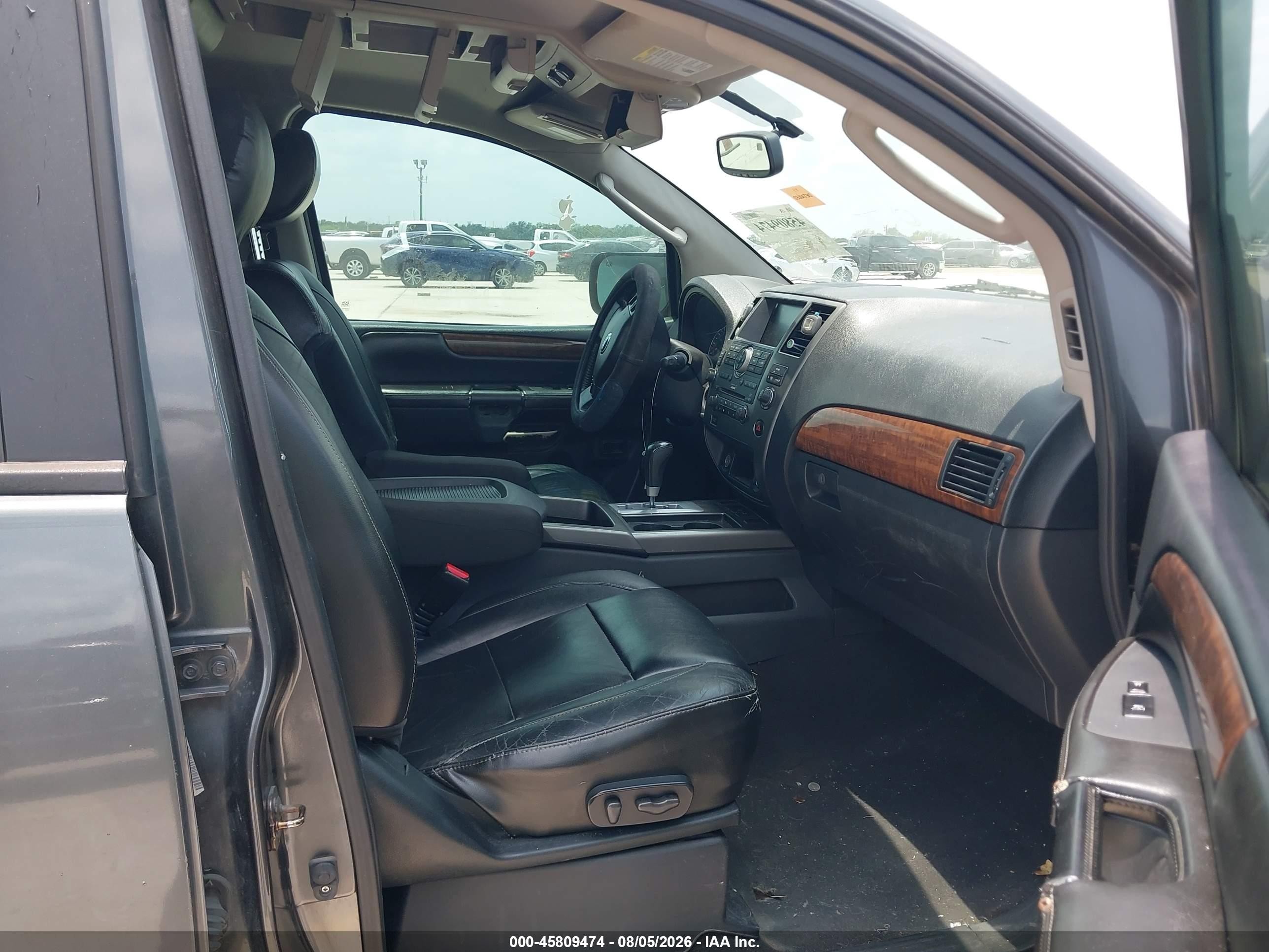 2010 Nissan Armada Titanium Gray vin: 5N1BA0ND7AN620751