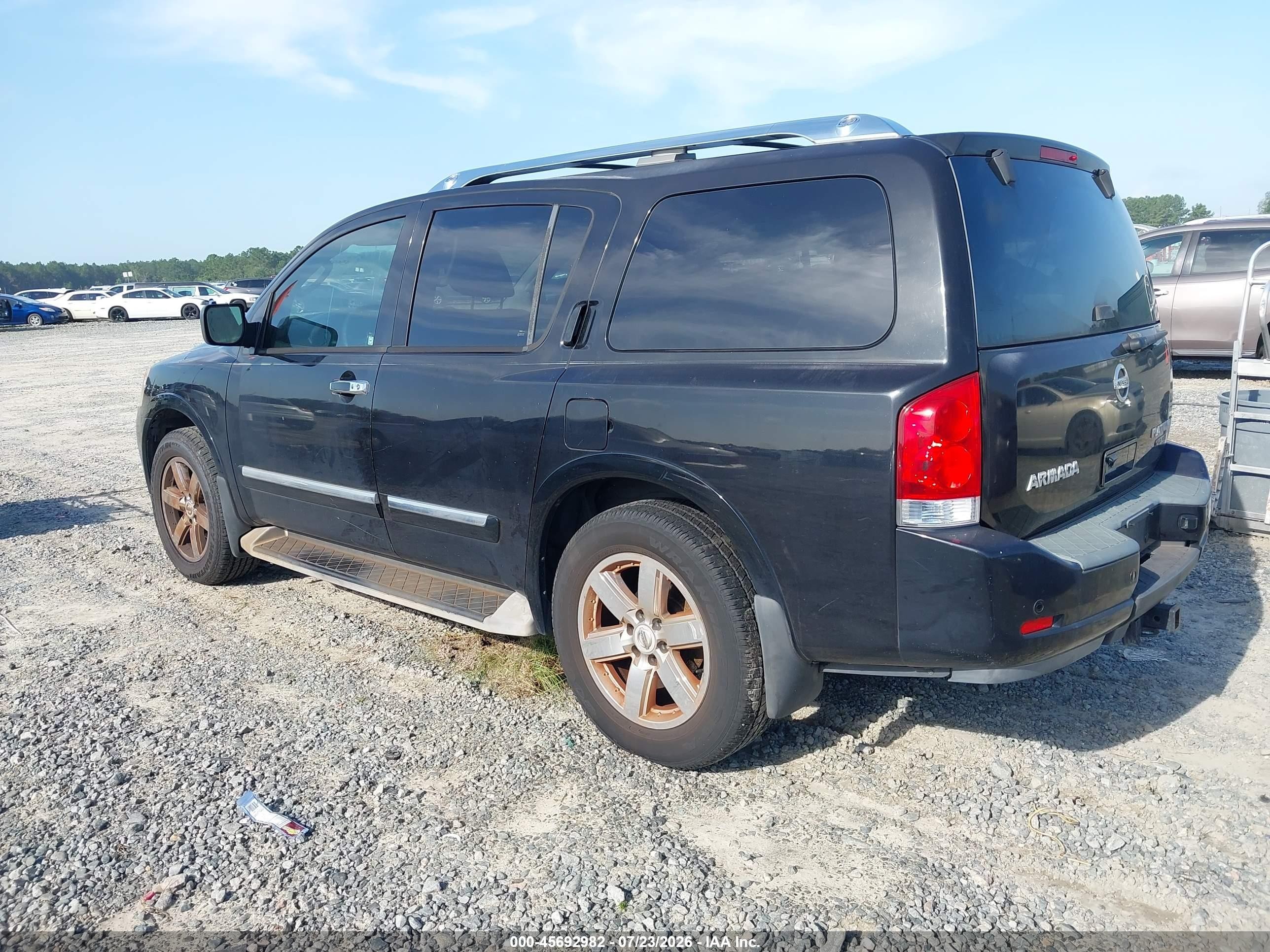 2011 Nissan Armada Platinum Black vin: 5N1BA0ND7BN616880