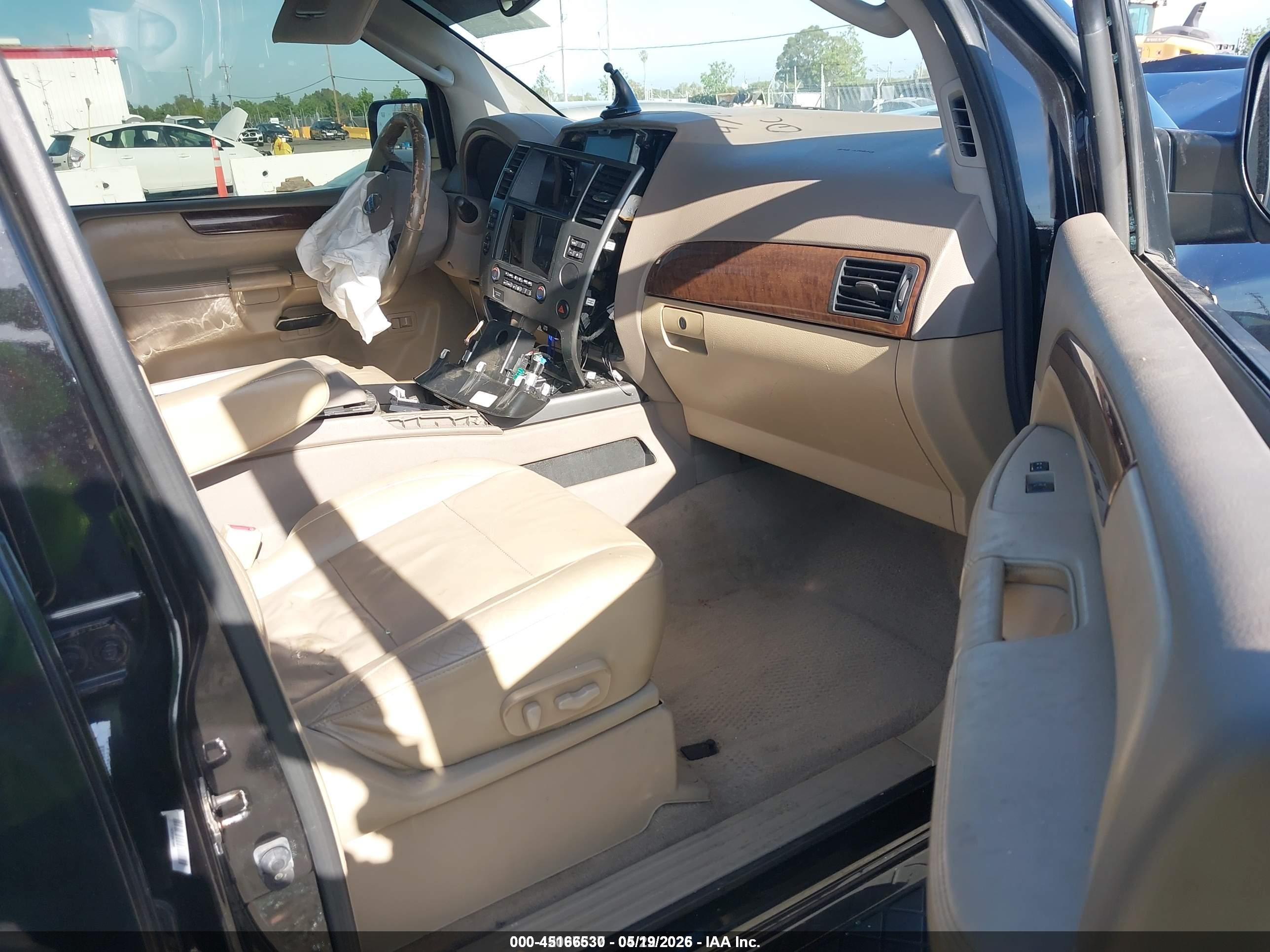 2012 Nissan Armada Sl Черный vin: 5N1BA0ND7CN621997