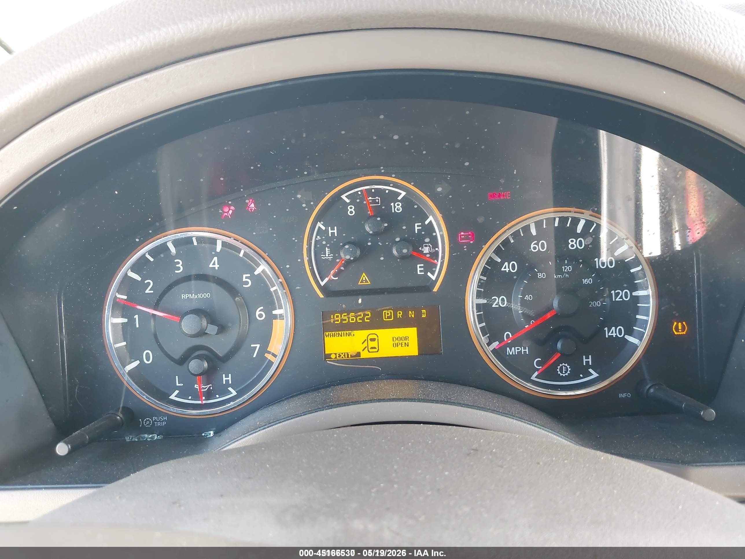 2012 Nissan Armada Sl Черный vin: 5N1BA0ND7CN621997