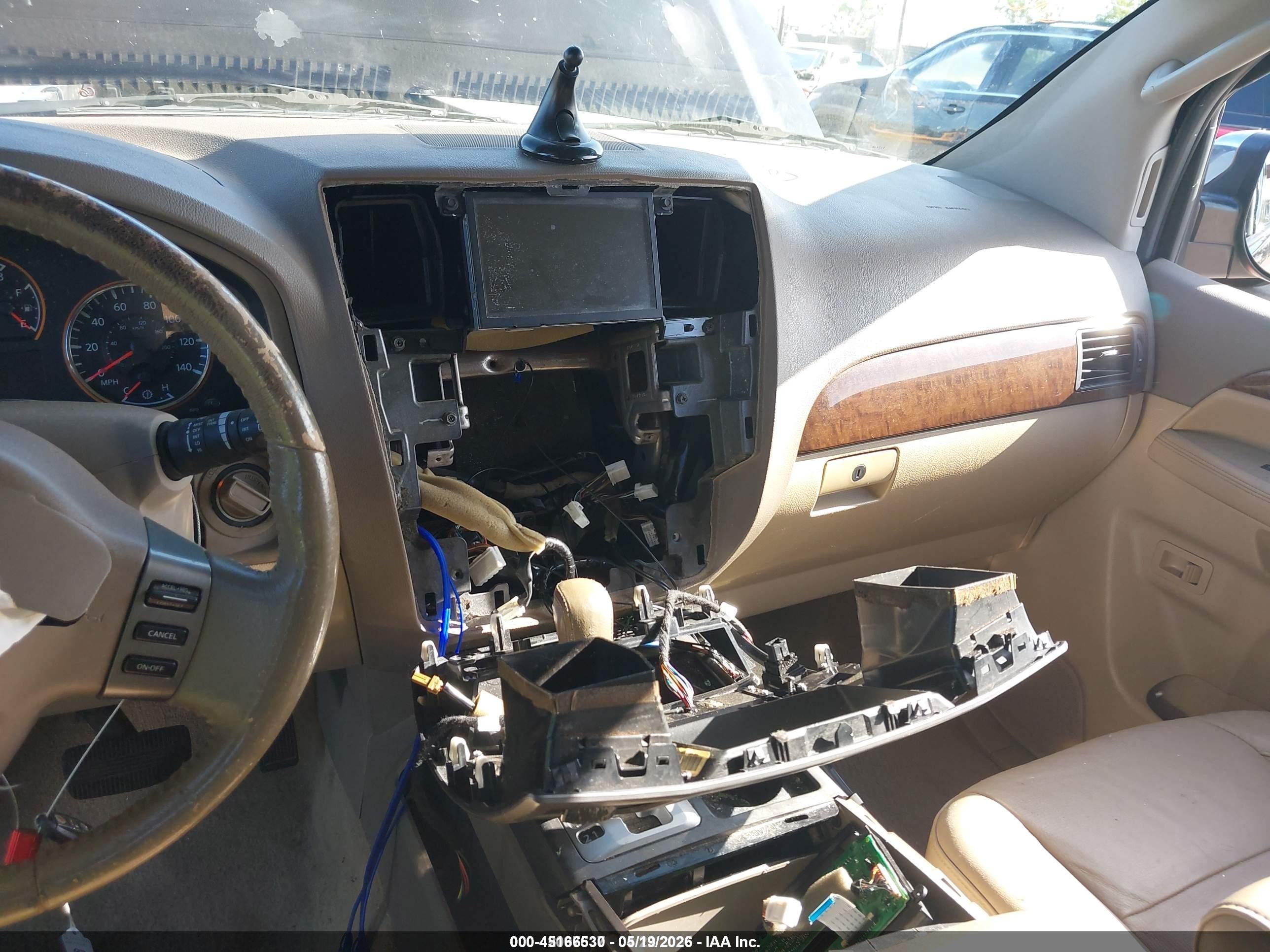 2012 Nissan Armada Sl Черный vin: 5N1BA0ND7CN621997