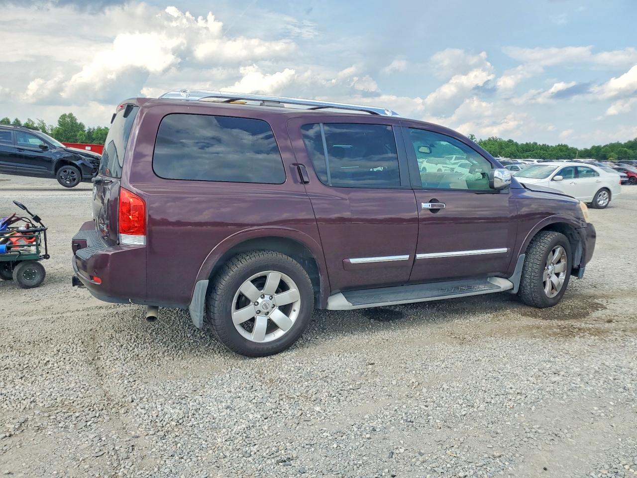 2013 Nissan Armada Sv Burgundy vin: 5N1BA0ND7DN602559