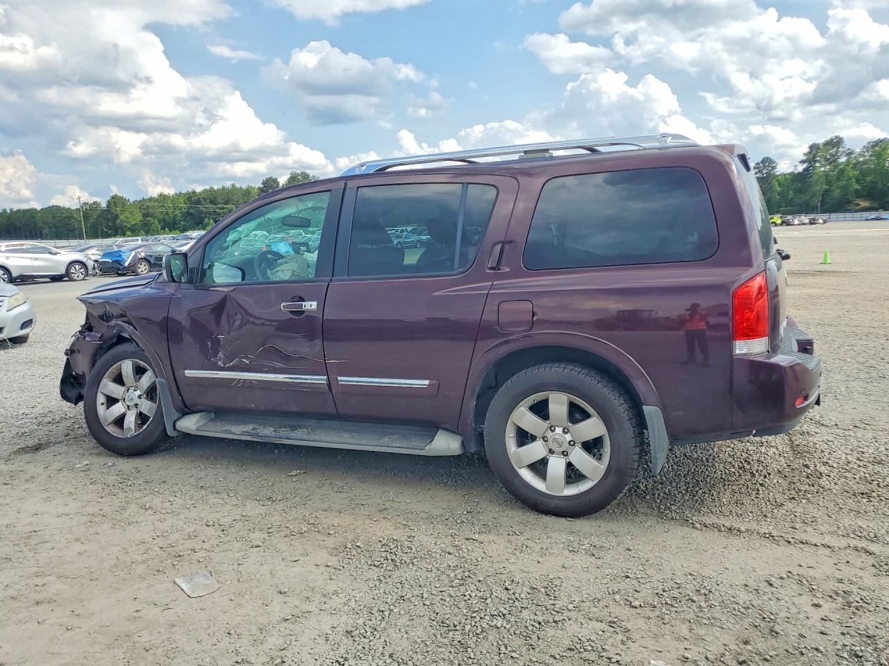 2013 Nissan Armada Sv Burgundy vin: 5N1BA0ND7DN602559