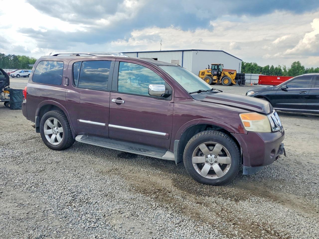2013 Nissan Armada Sv Burgundy vin: 5N1BA0ND7DN602559