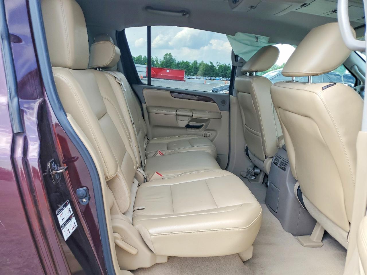 2013 Nissan Armada Sv Burgundy vin: 5N1BA0ND7DN602559