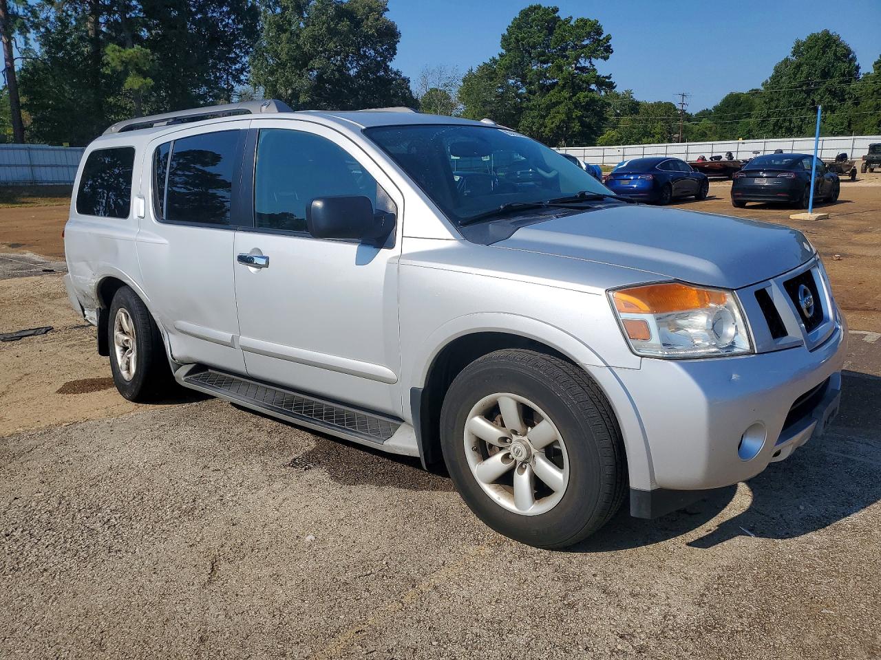 2015 Nissan Armada Sv Silver vin: 5N1BA0ND7FN617632