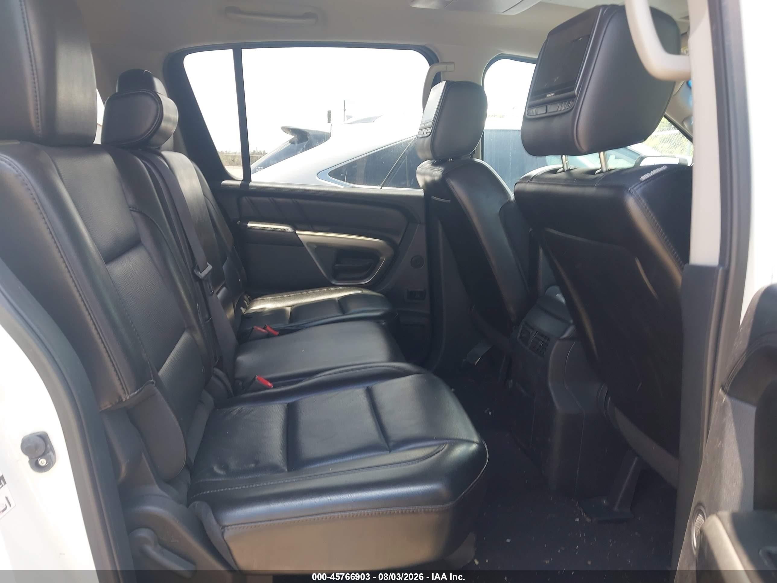 2015 Nissan Armada Sl White vin: 5N1BA0ND7FN619090