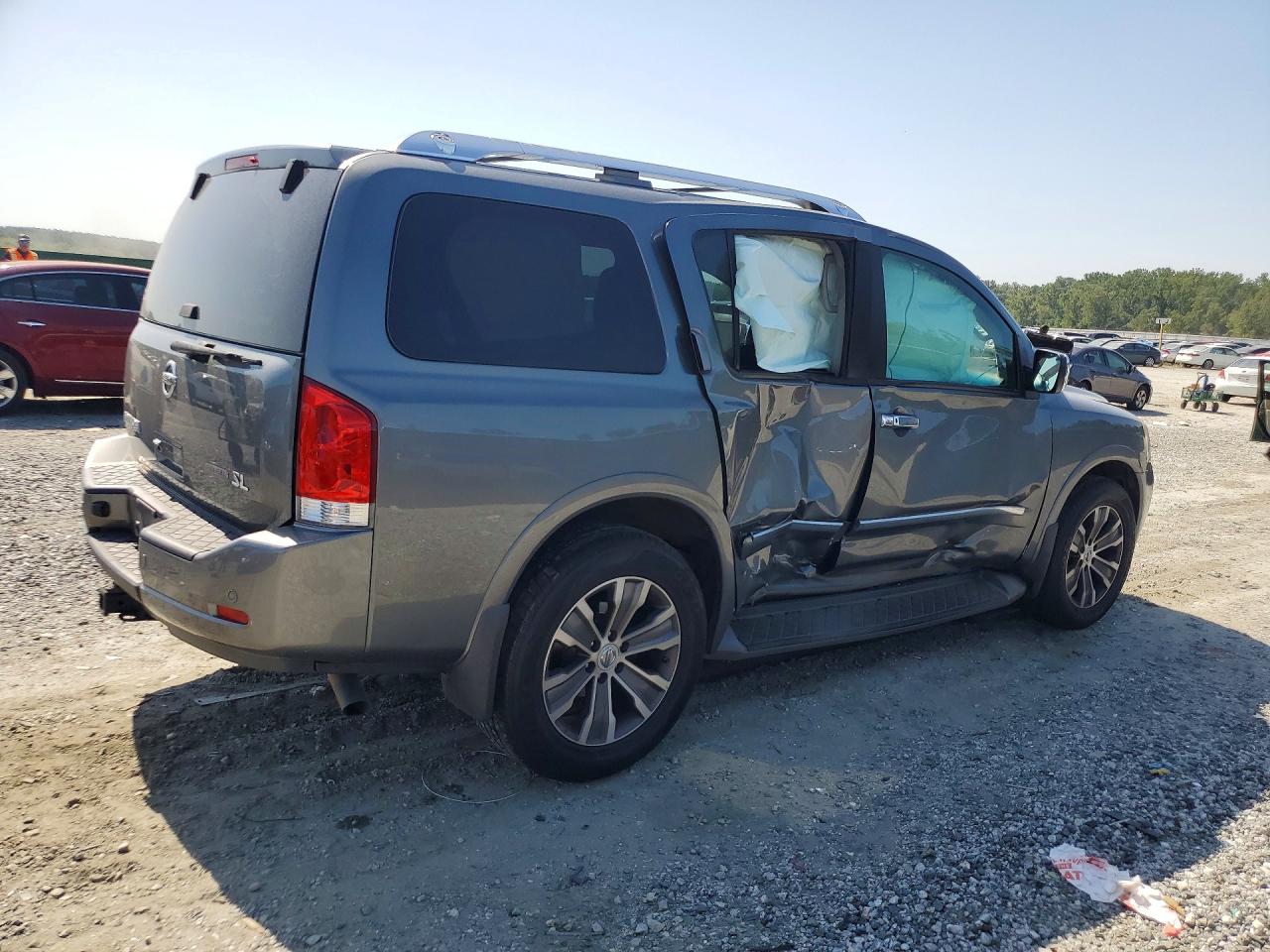 2015 Nissan Armada Sl Gray vin: 5N1BA0ND7FN621079