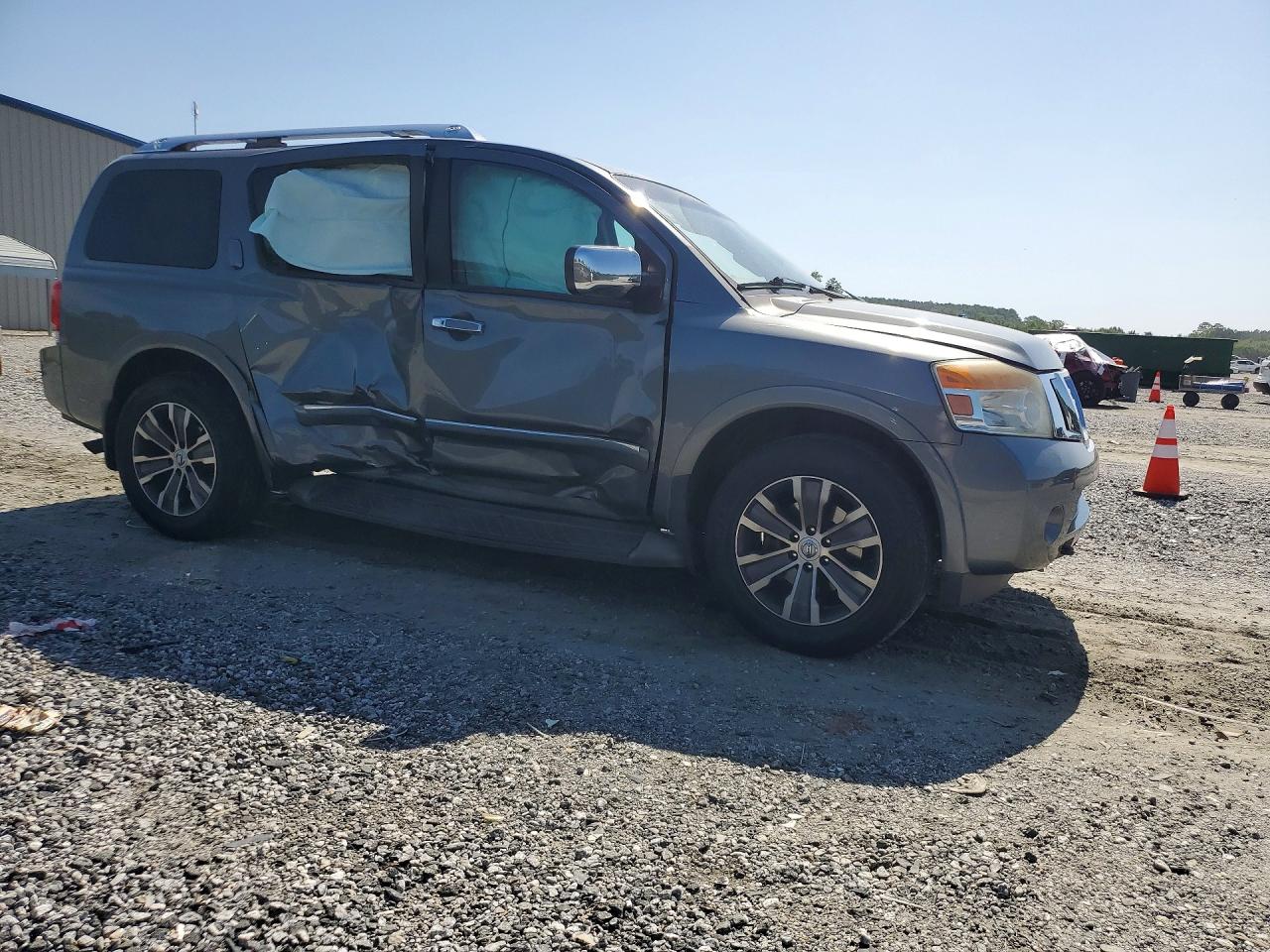 2015 Nissan Armada Sl Gray vin: 5N1BA0ND7FN621079