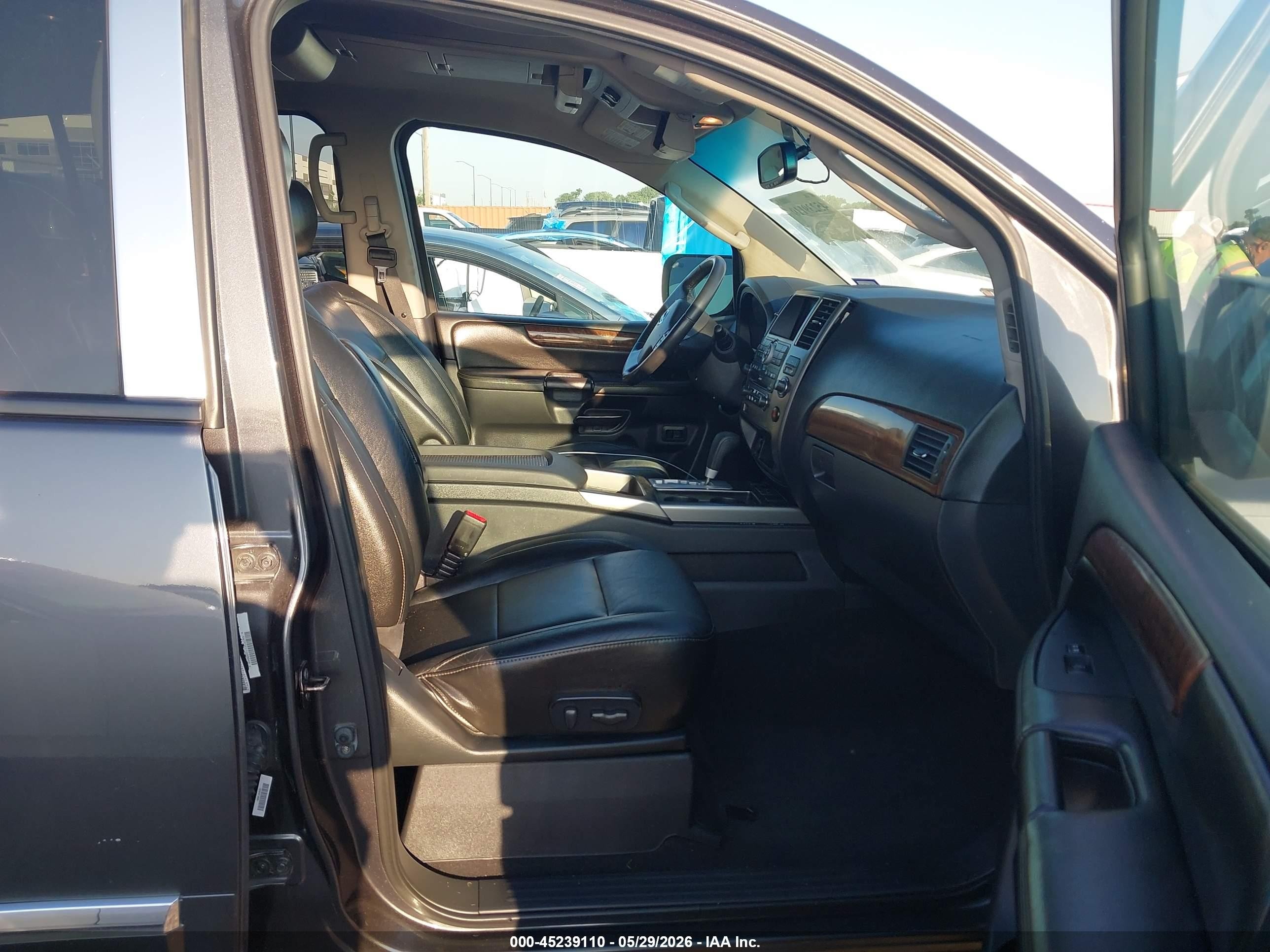 2011 Nissan Armada Sl Gray vin: 5N1BA0ND8BN616175