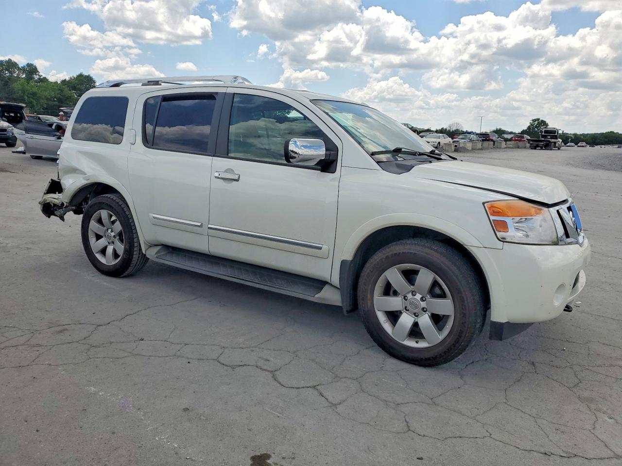 2014 Nissan Armada Sl Белый vin: 5N1BA0ND8EN602054