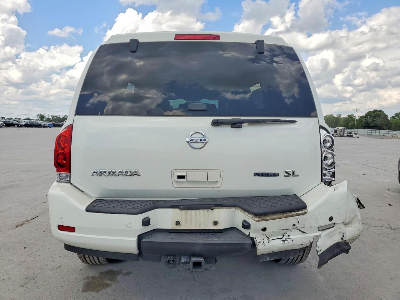 2014 Nissan Armada Sl Белый vin: 5N1BA0ND8EN602054