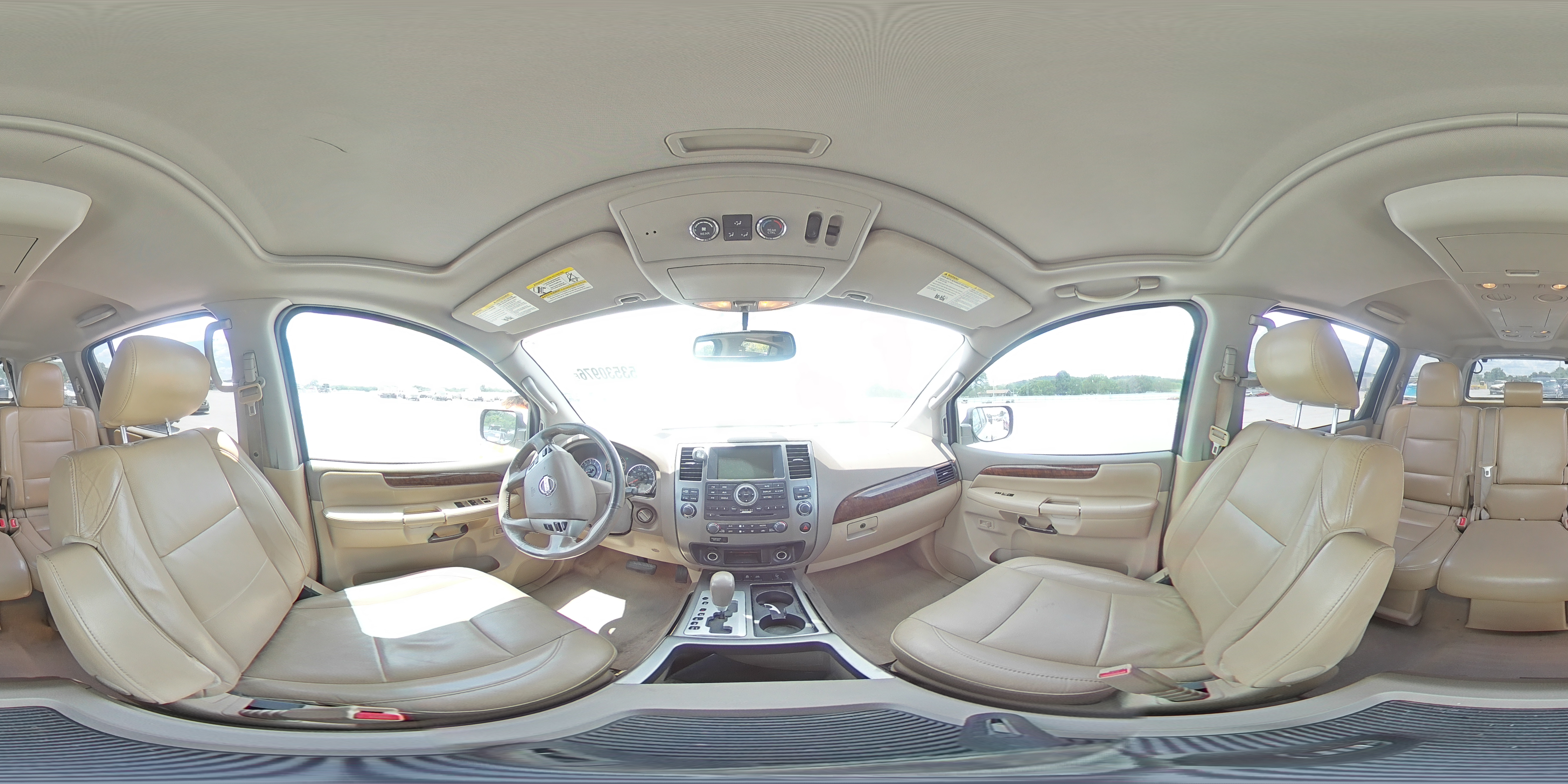 2014 Nissan Armada Sl Белый vin: 5N1BA0ND8EN602054