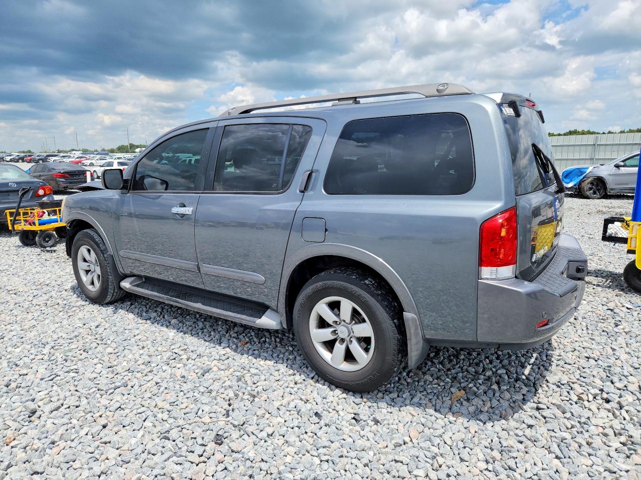 2014 Nissan Armada Sv Серый vin: 5N1BA0ND8EN610431