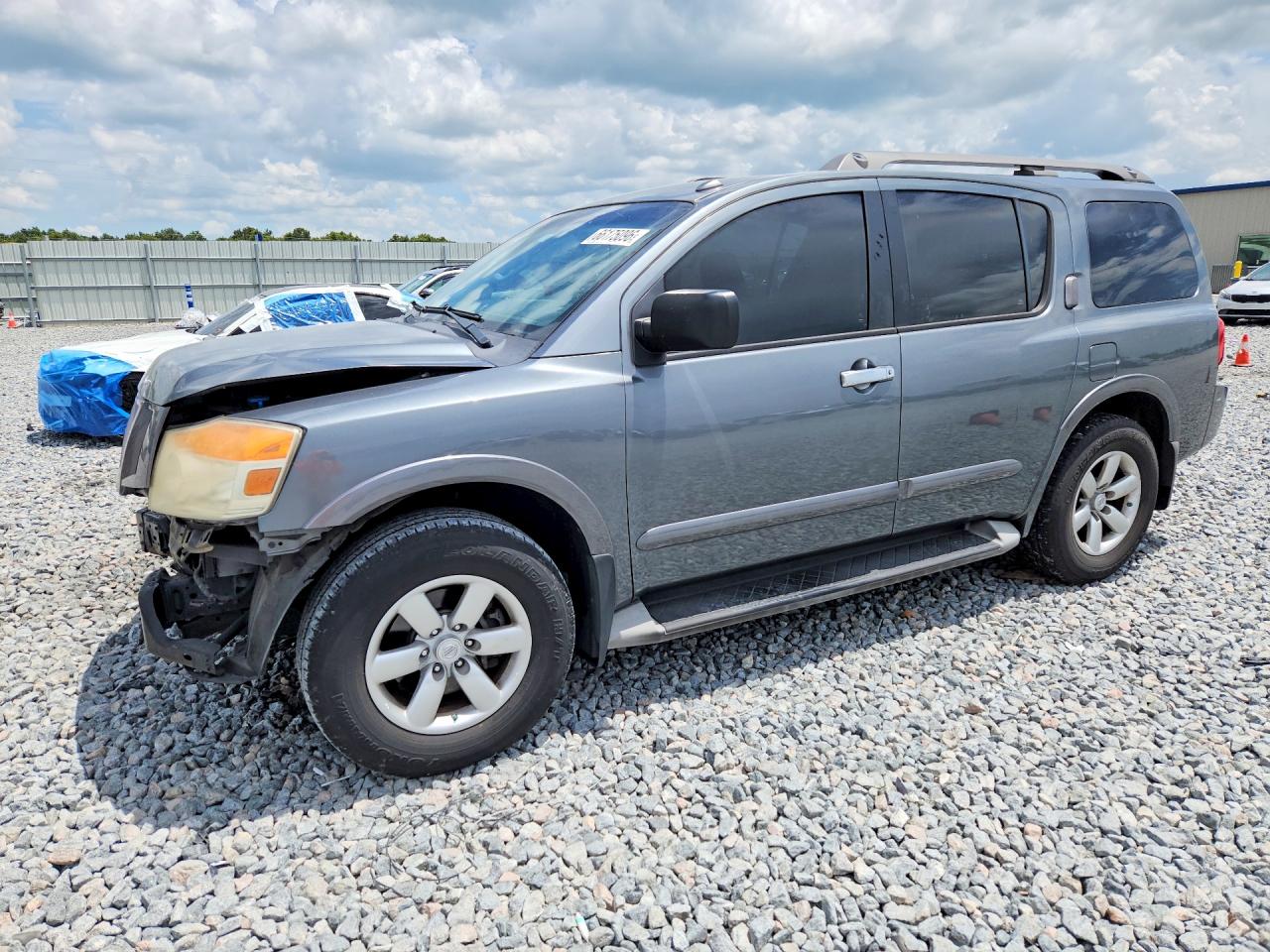 2014 Nissan Armada Sv Серый vin: 5N1BA0ND8EN610431