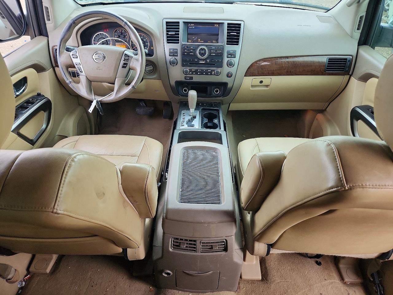 2015 Nissan Armada Sl White vin: 5N1BA0ND8FN619101