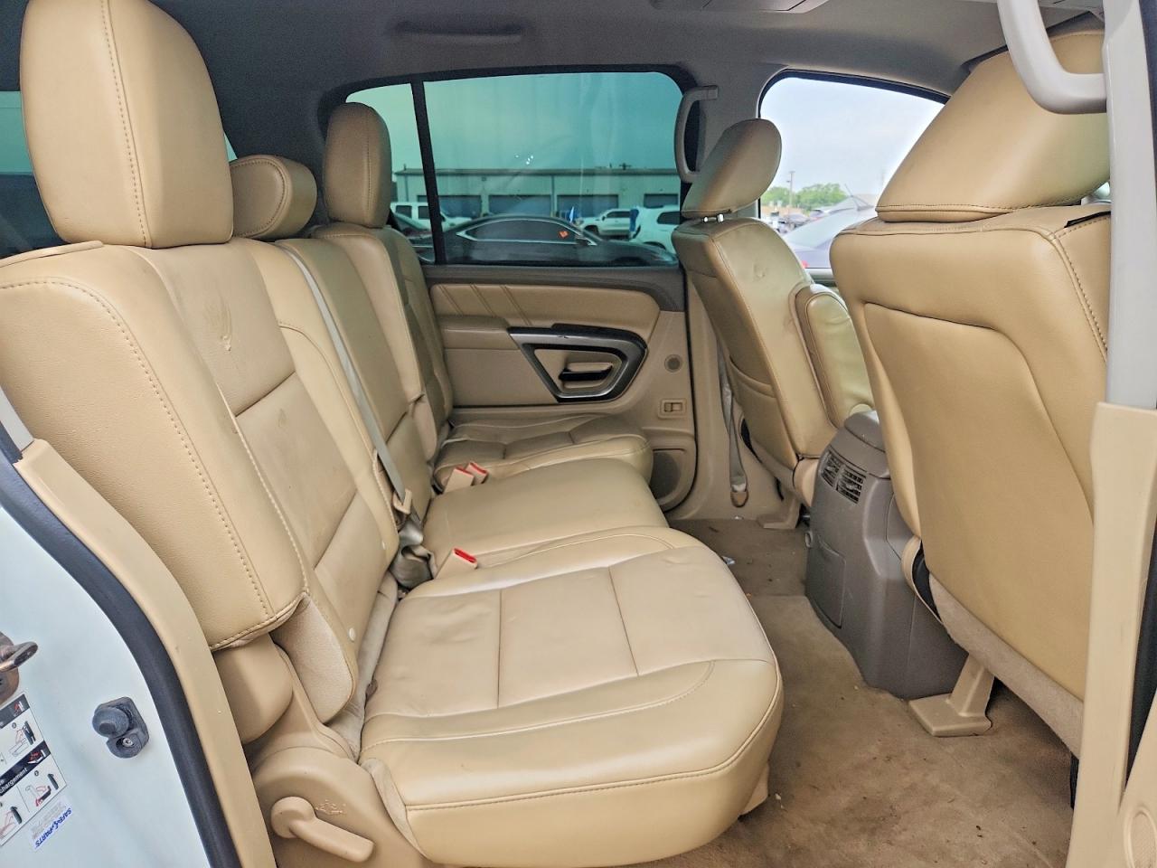 2015 Nissan Armada Sl White vin: 5N1BA0ND8FN619101