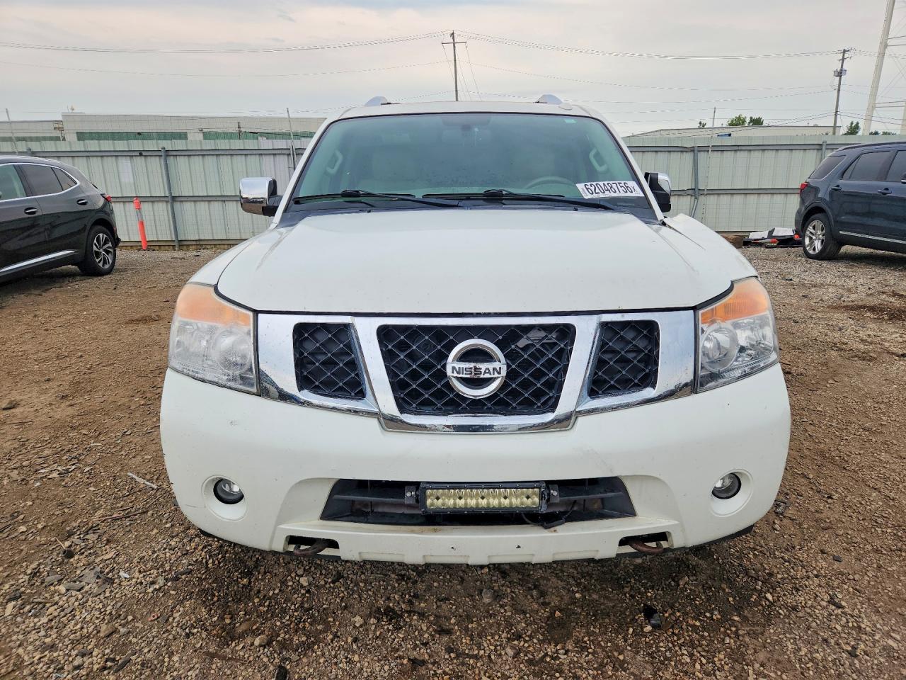 2015 Nissan Armada Sl White vin: 5N1BA0ND8FN619101