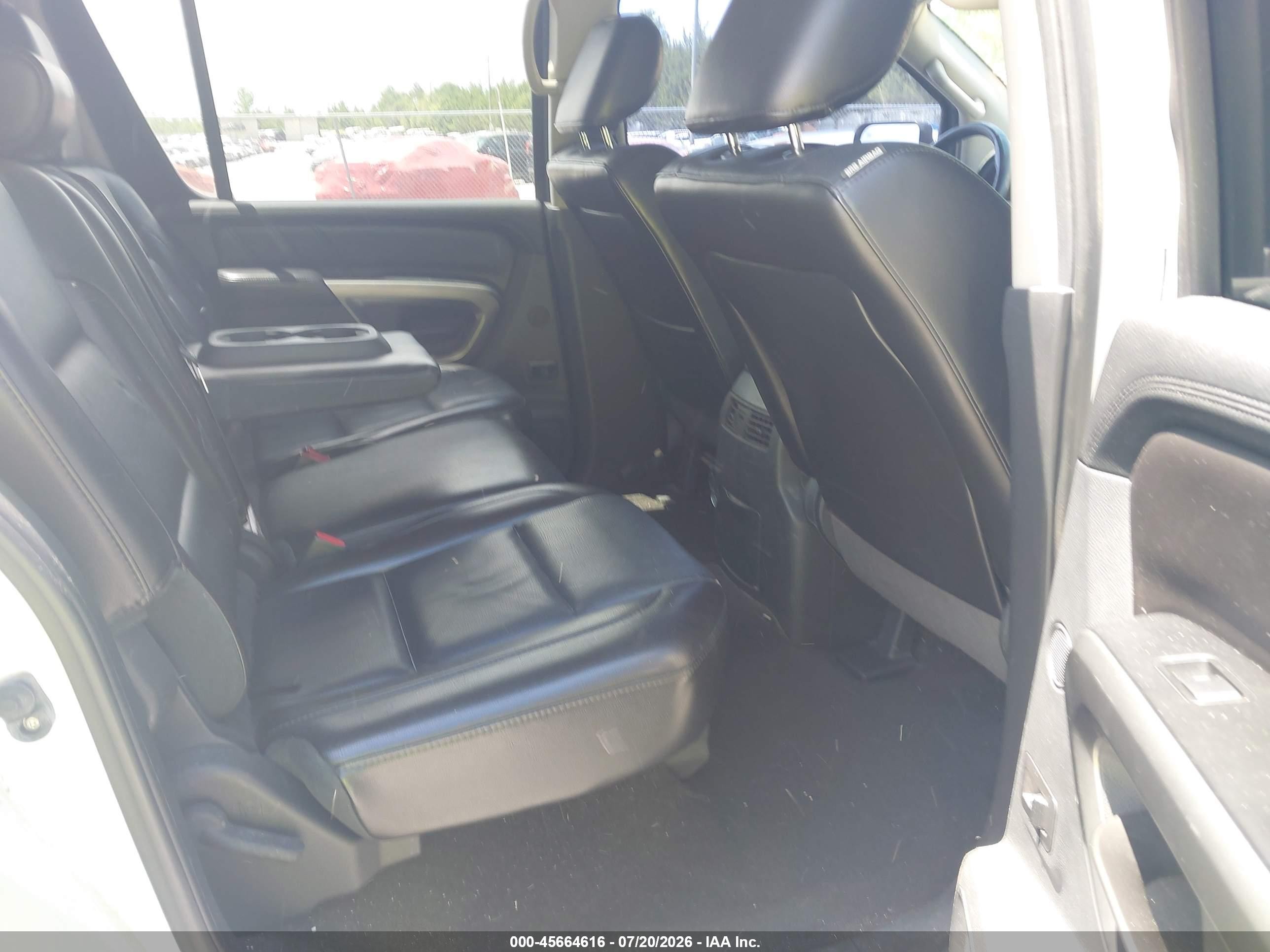 2015 Nissan Armada Sl White vin: 5N1BA0ND8FN619633