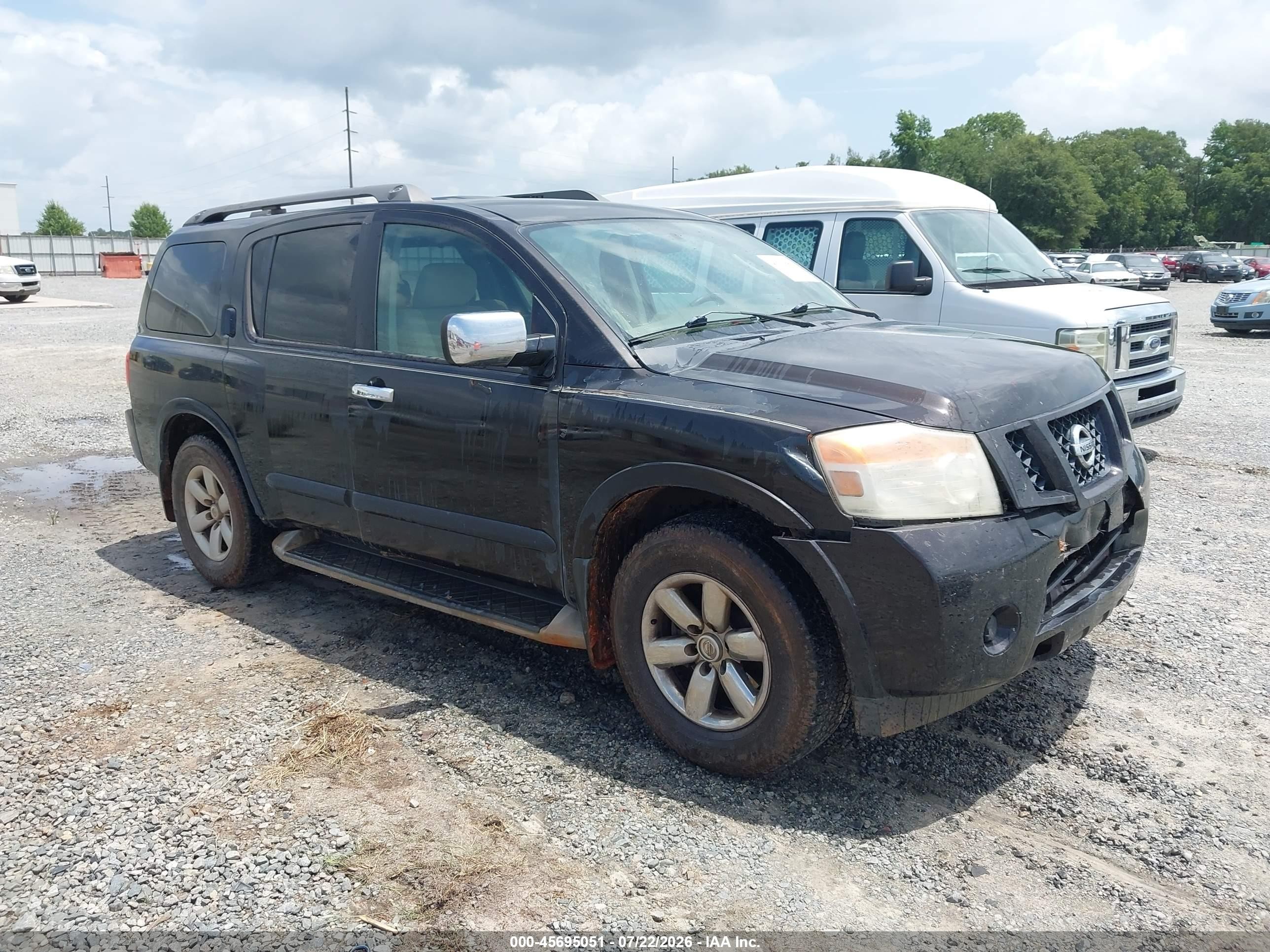 2011 Nissan Armada Sv Black vin: 5N1BA0ND9BN616072
