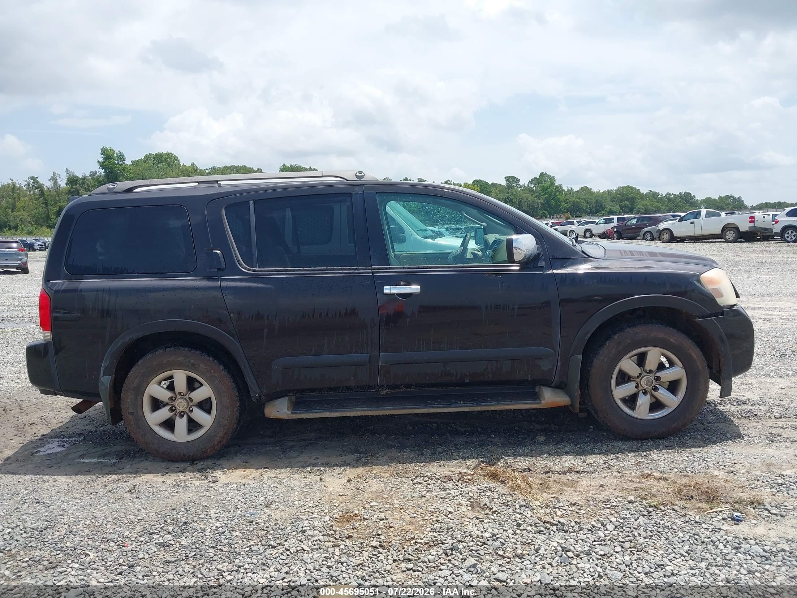 2011 Nissan Armada Sv Black vin: 5N1BA0ND9BN616072