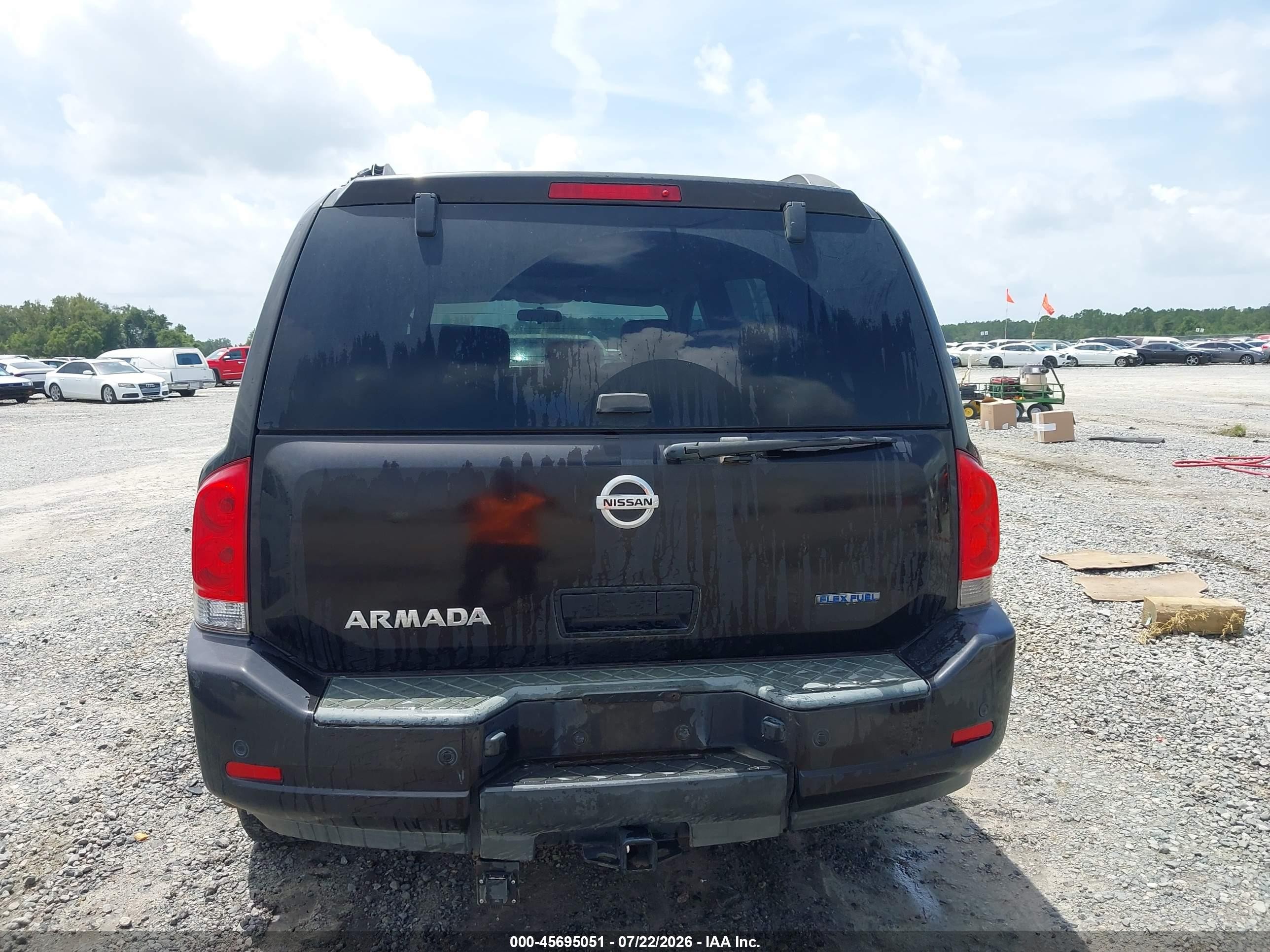 2011 Nissan Armada Sv Black vin: 5N1BA0ND9BN616072