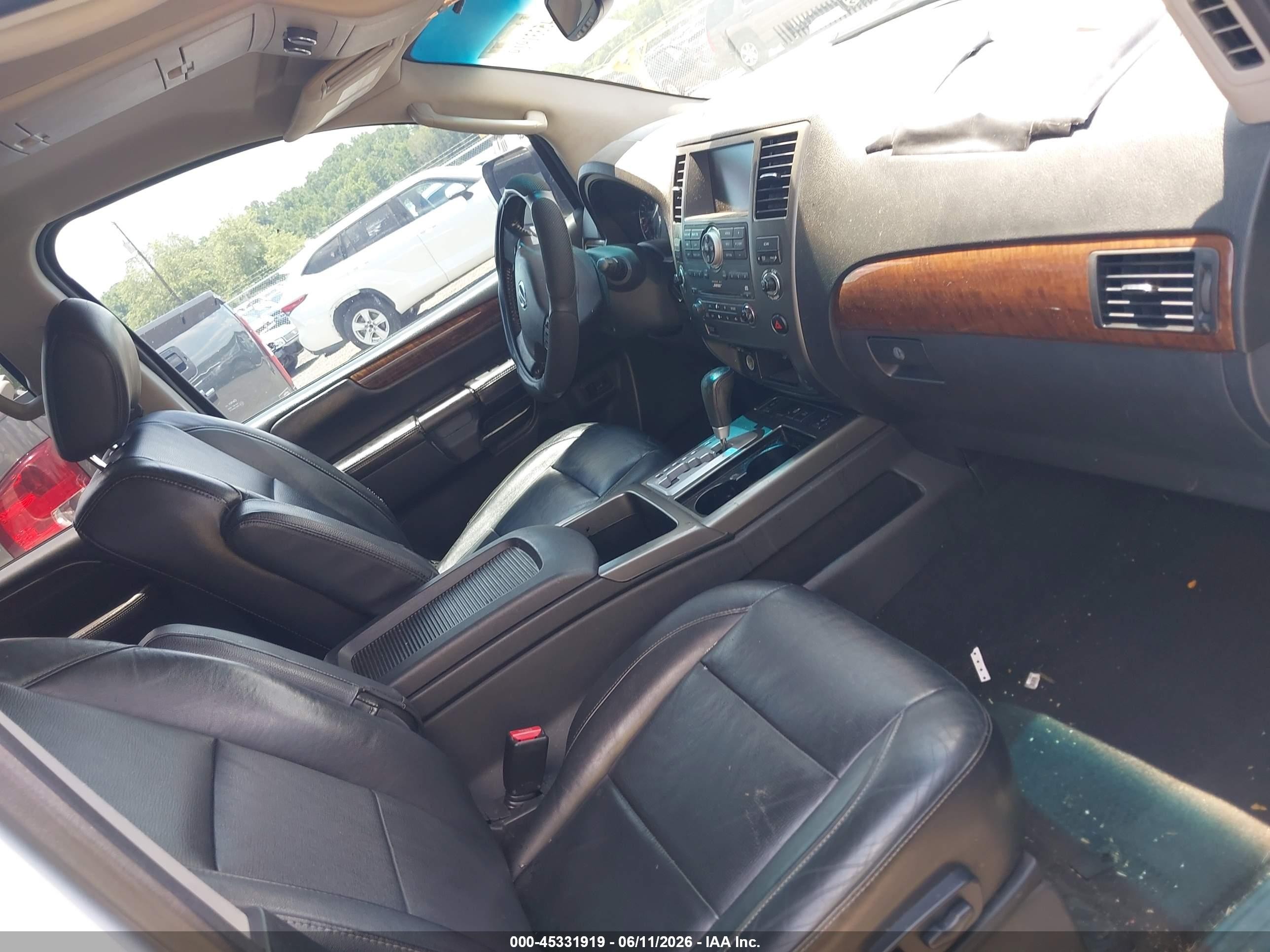 2012 Nissan Armada Sl Silver vin: 5N1BA0ND9CN600519