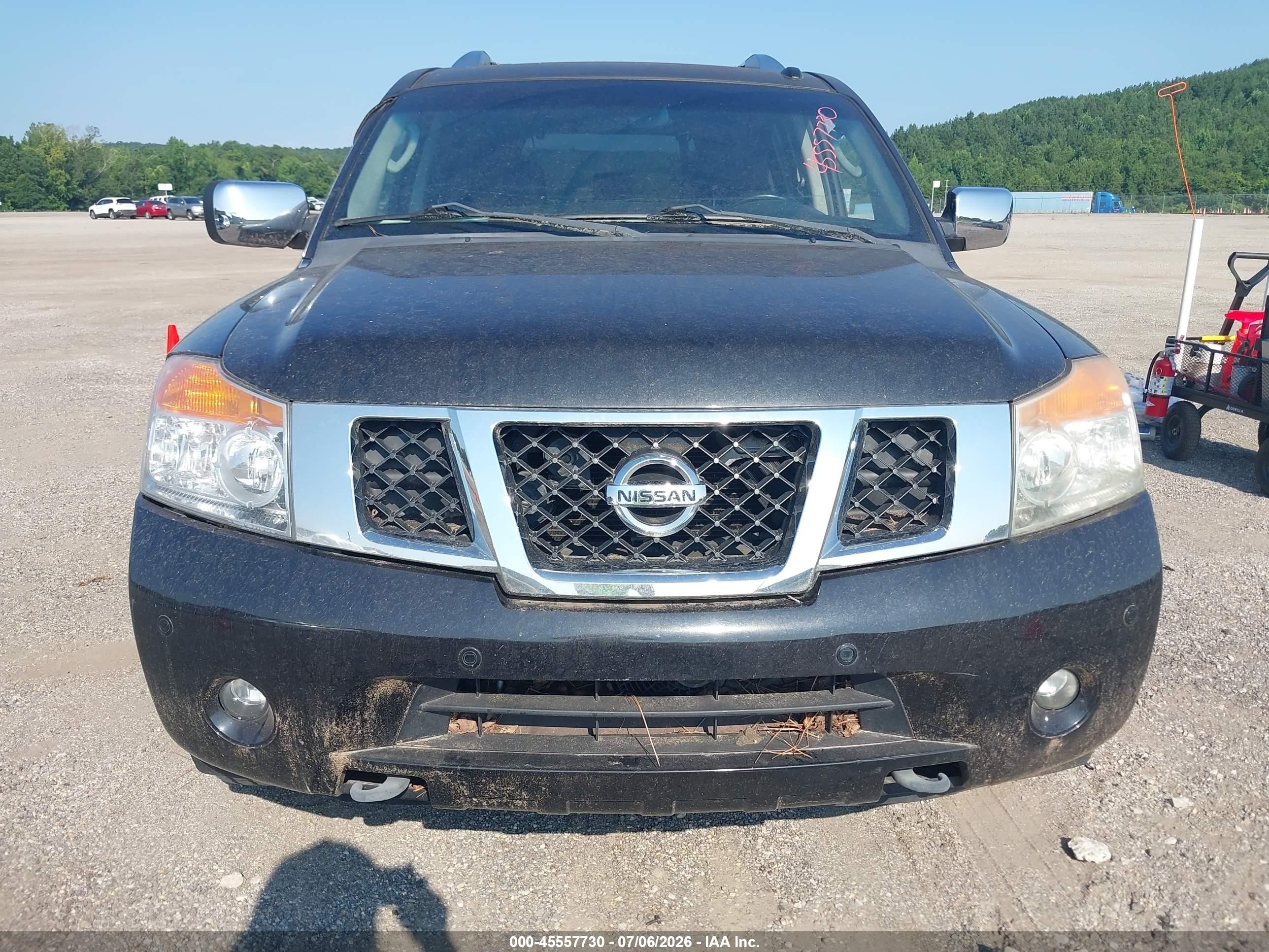 2012 Nissan Armada Platinum Black vin: 5N1BA0ND9CN612802