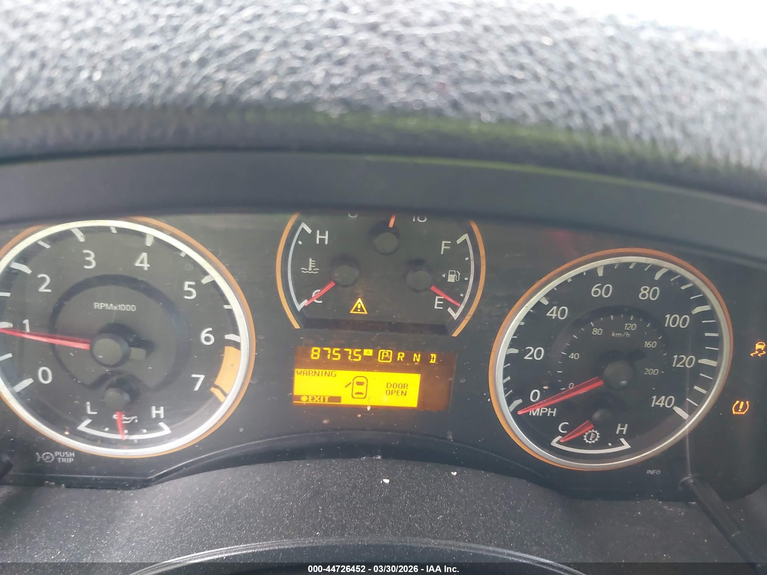 2012 Nissan Armada Sv Gray vin: 5N1BA0ND9CN616302