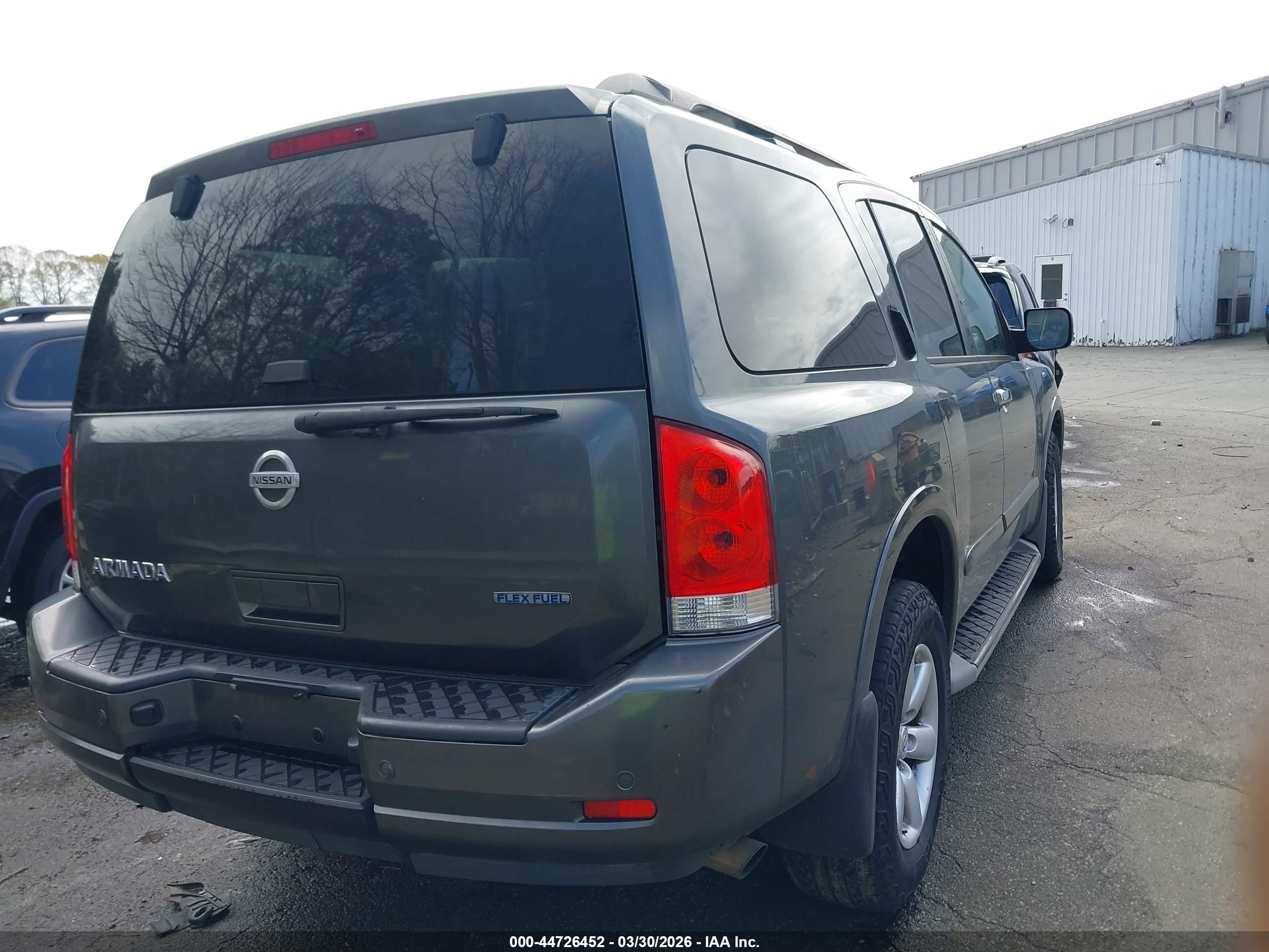 2012 Nissan Armada Sv Gray vin: 5N1BA0ND9CN616302