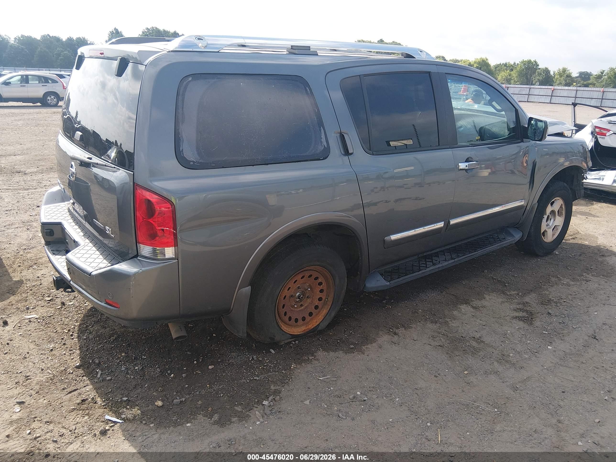 2013 Nissan Armada Sl Gray vin: 5N1BA0ND9DN610873
