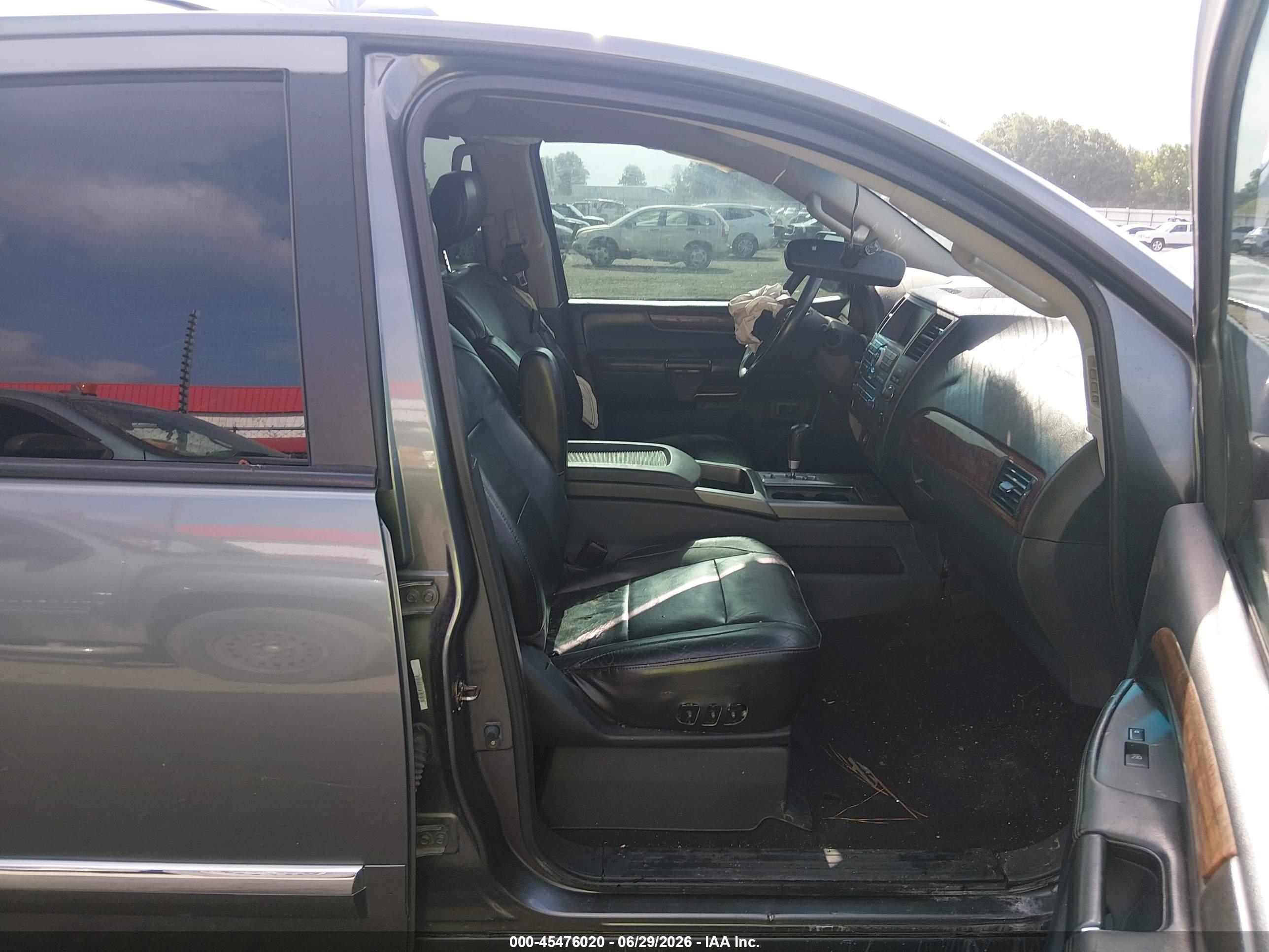 2013 Nissan Armada Sl Gray vin: 5N1BA0ND9DN610873