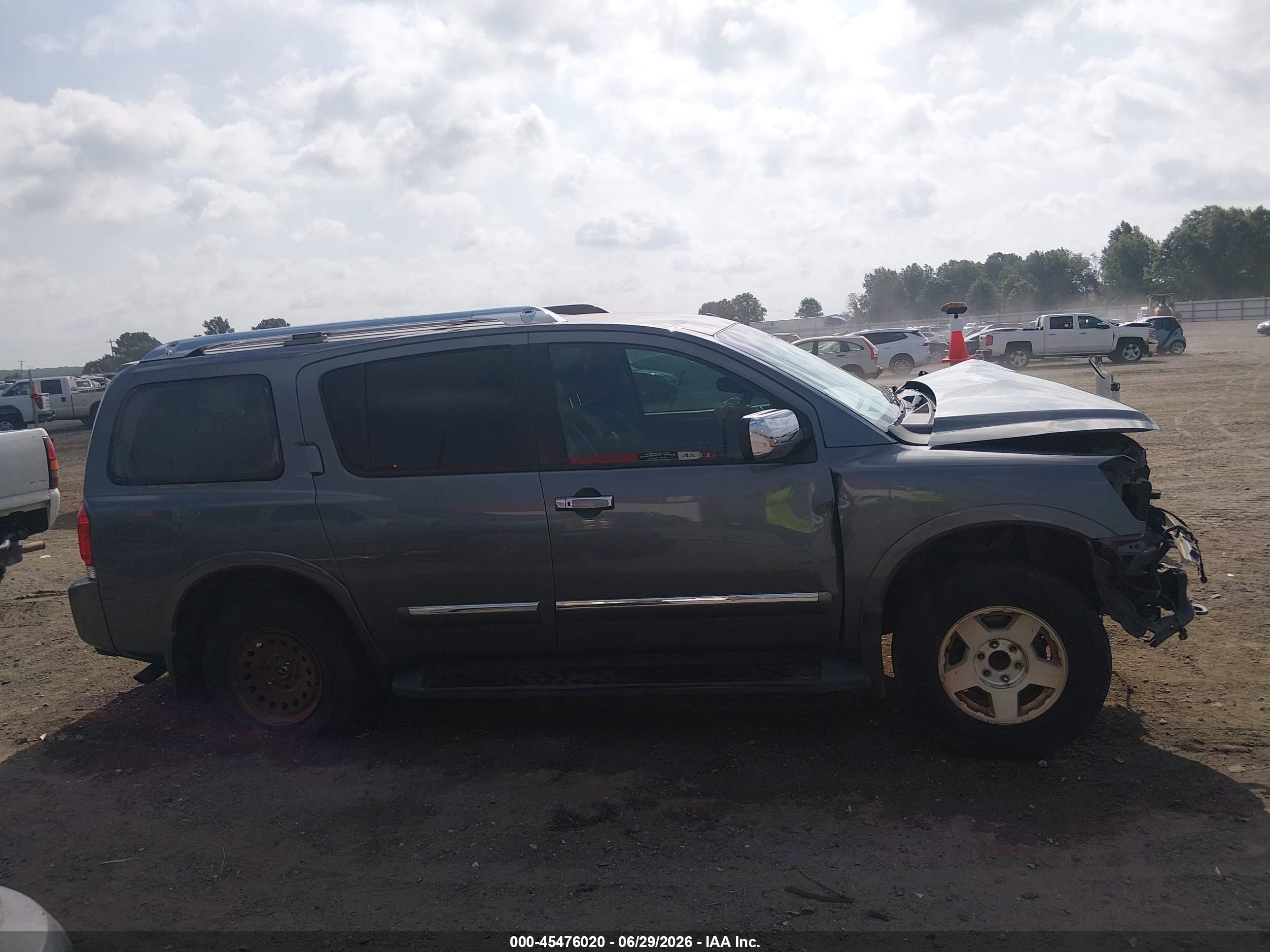 2013 Nissan Armada Sl Gray vin: 5N1BA0ND9DN610873