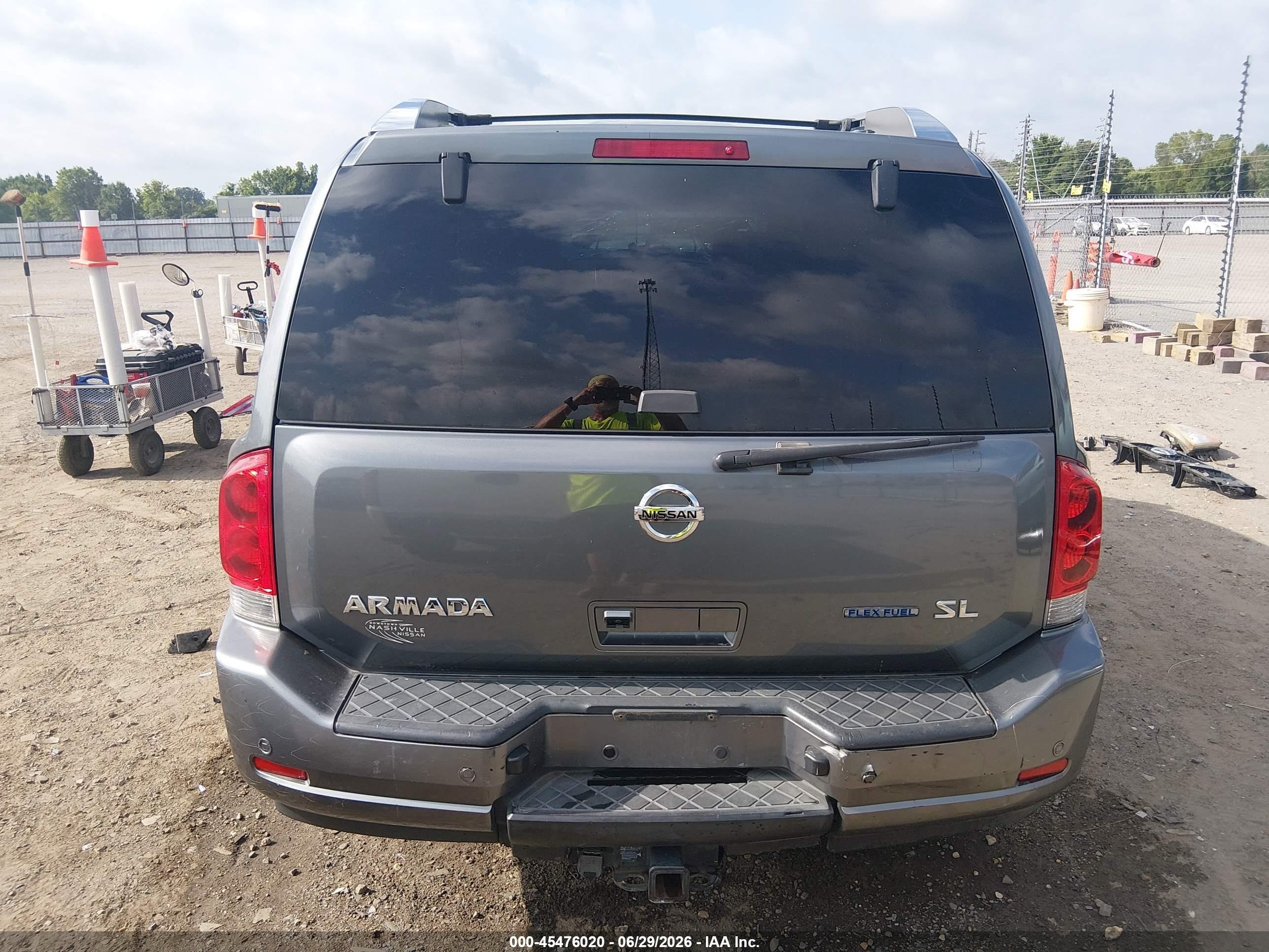 2013 Nissan Armada Sl Gray vin: 5N1BA0ND9DN610873