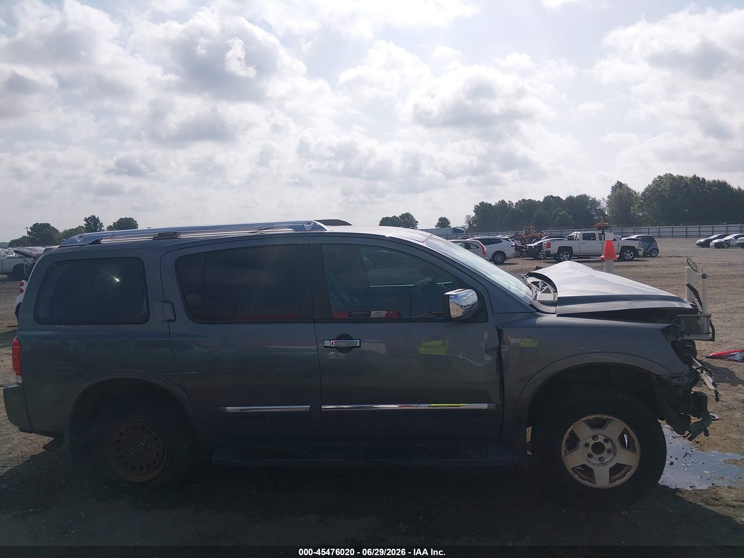 2013 Nissan Armada Sl Gray vin: 5N1BA0ND9DN610873