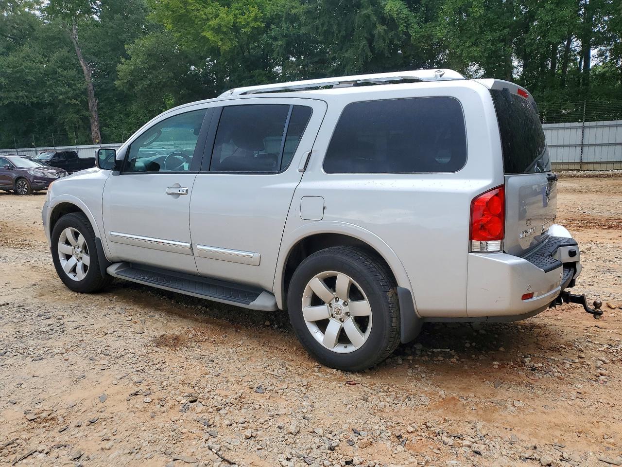 2012 Nissan Armada Sv Silver vin: 5N1BA0NDXCN604854