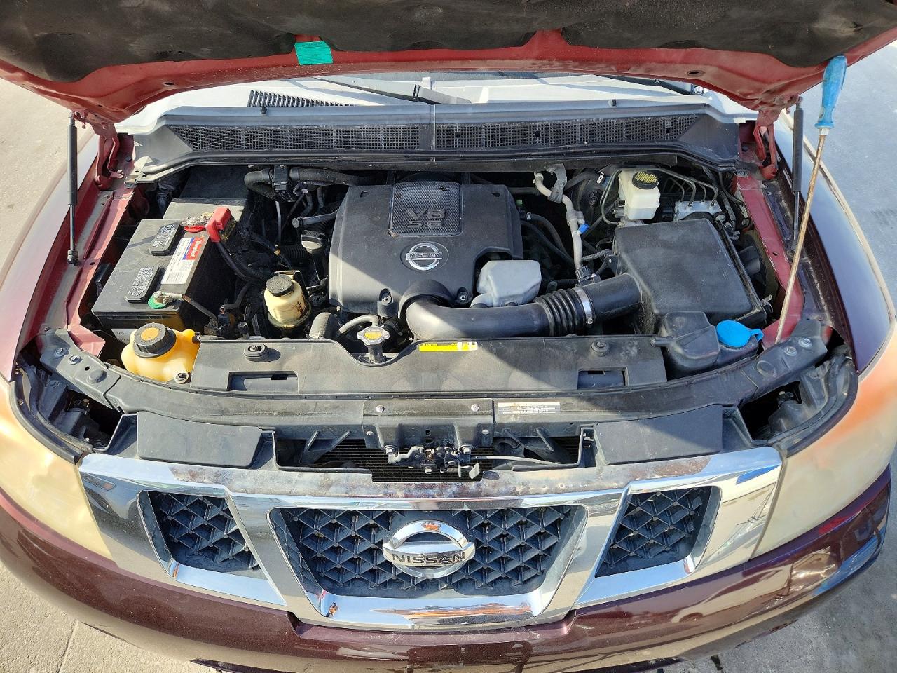 2013 Nissan Armada Sv Maroon vin: 5N1BA0NDXDN607044