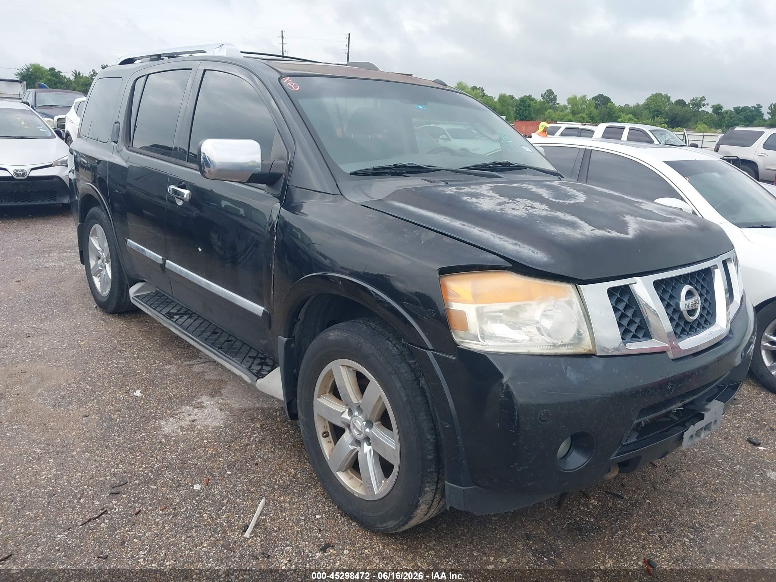 2010 Nissan Armada Platinum Black vin: 5N1BA0NE0AN618994