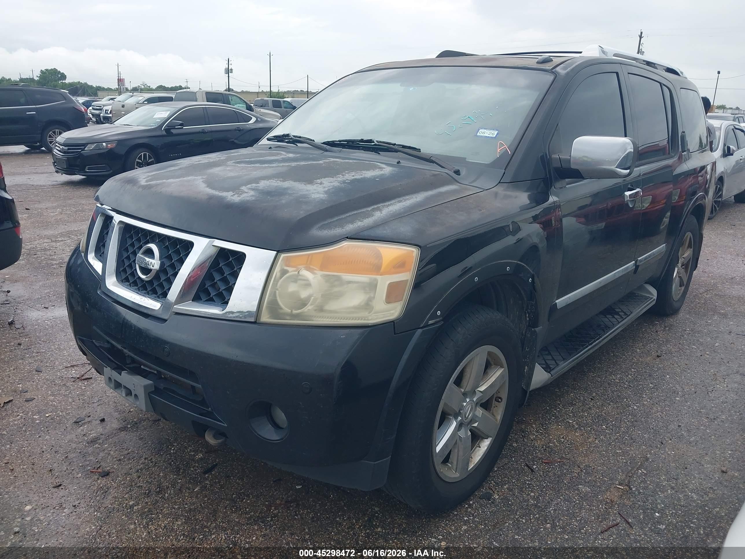 2010 Nissan Armada Platinum Black vin: 5N1BA0NE0AN618994