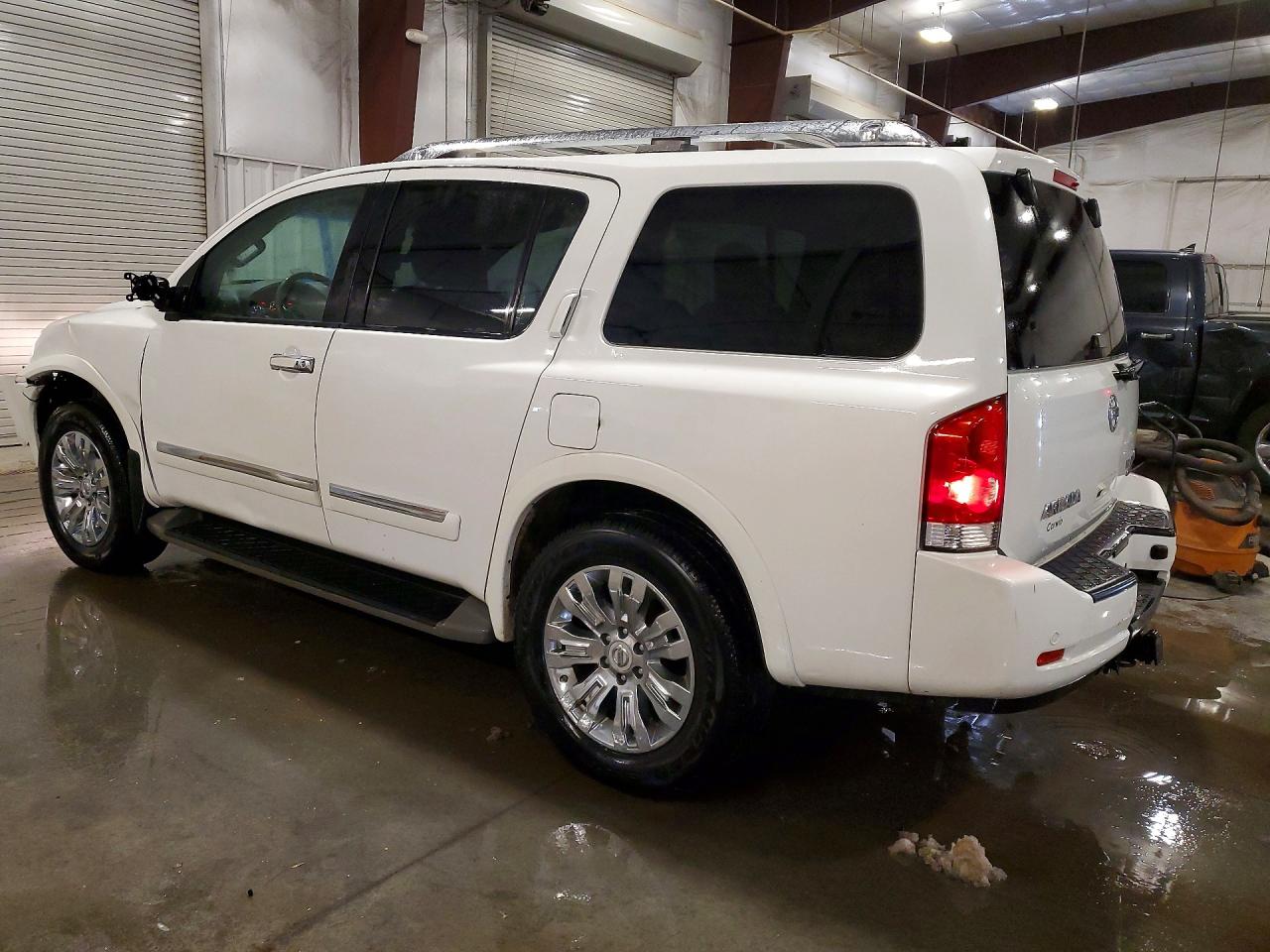 2015 Nissan Armada Platinum Белый vin: 5N1BA0NE0FN603791