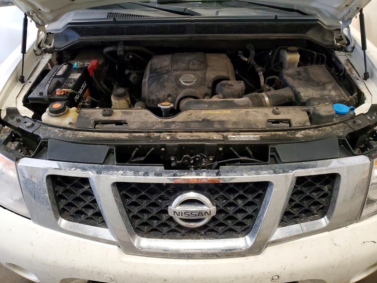 2015 Nissan Armada Platinum Белый vin: 5N1BA0NE0FN603791