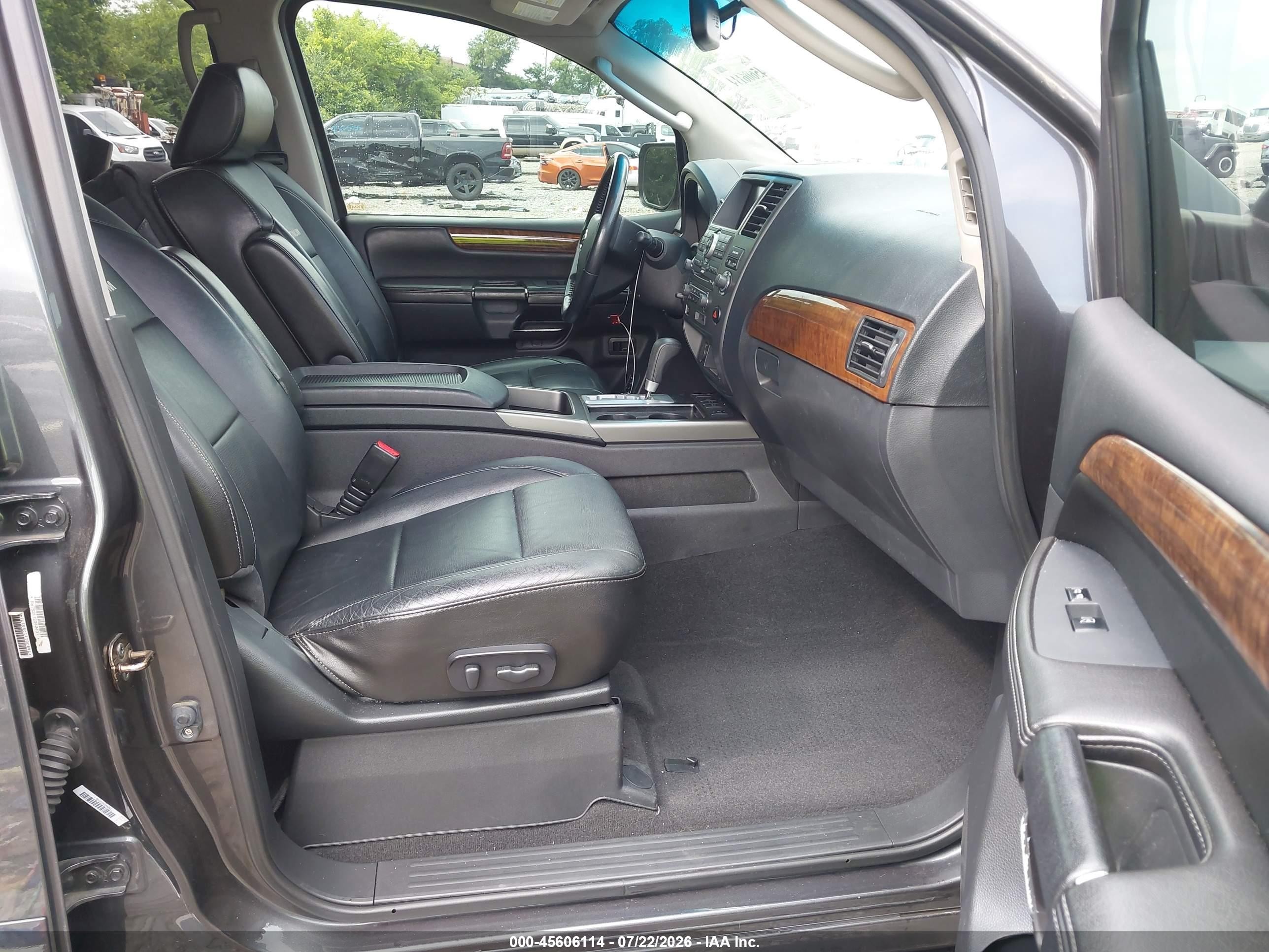 2011 Nissan Armada Platinum Gray vin: 5N1BA0NE1BN617208