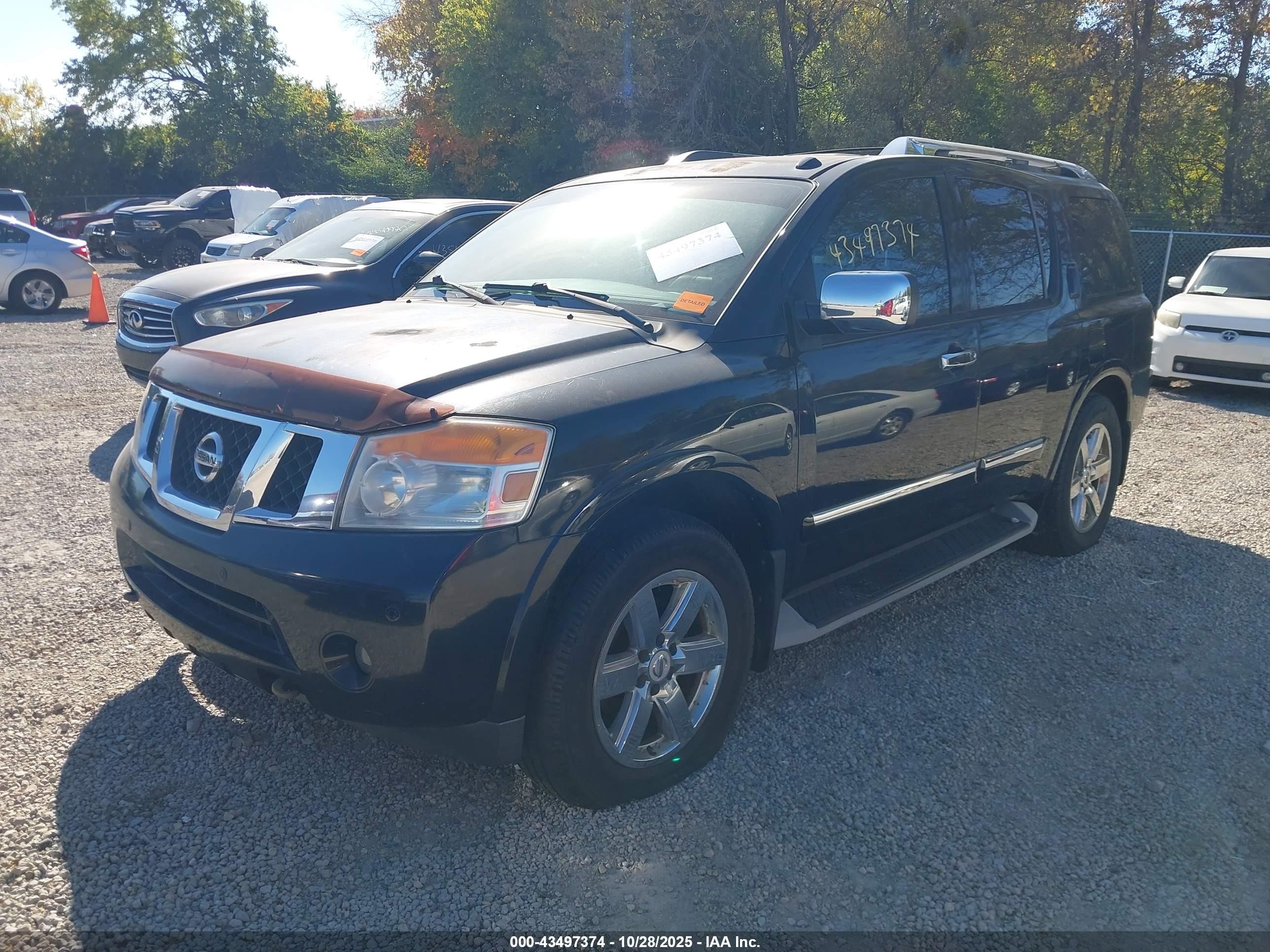 2011 Nissan Armada Platinum Black vin: 5N1BA0NE3BN603181