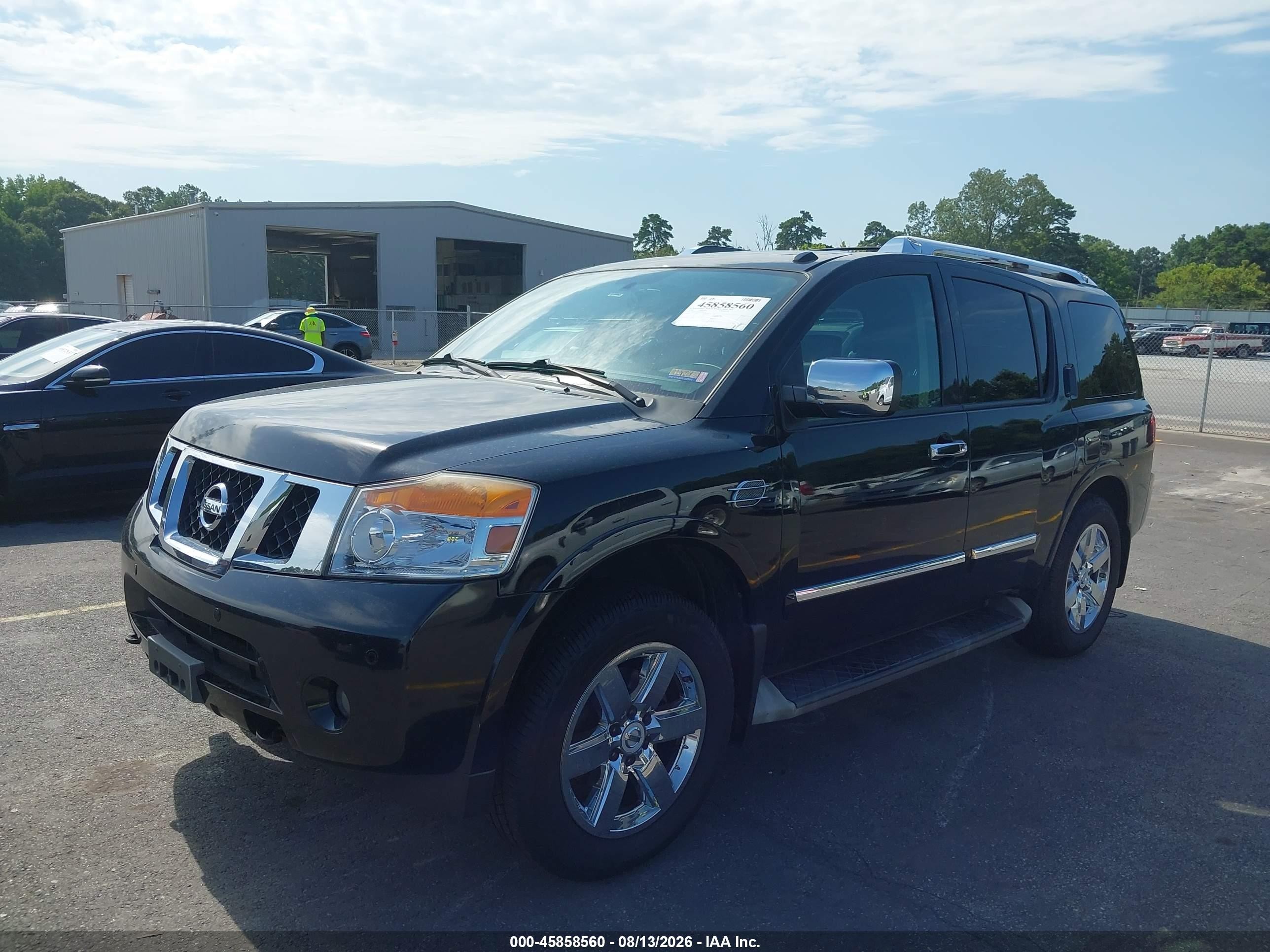 2010 Nissan Armada Platinum Black vin: 5N1BA0NE5AN606159