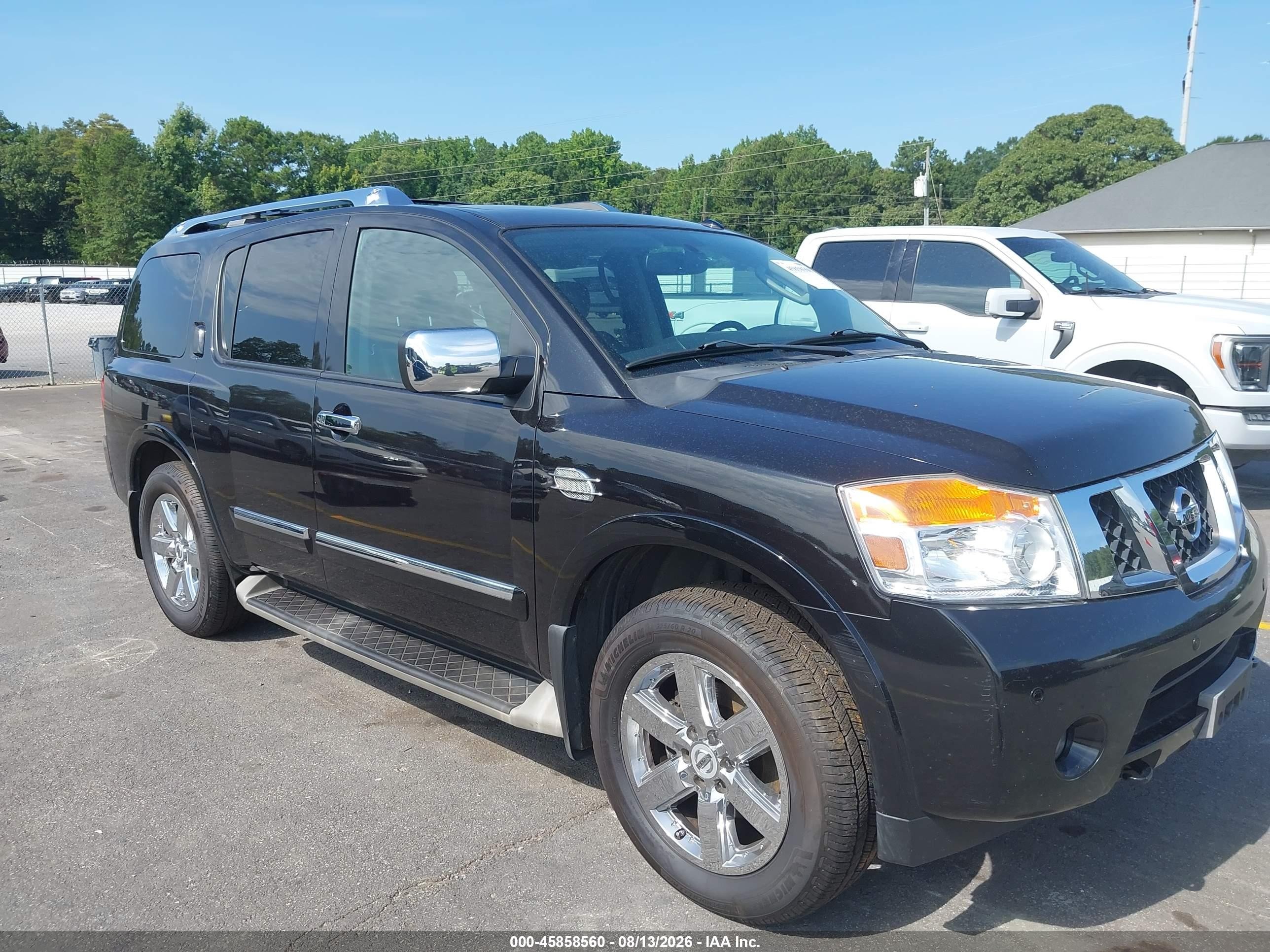 2010 Nissan Armada Platinum Black vin: 5N1BA0NE5AN606159