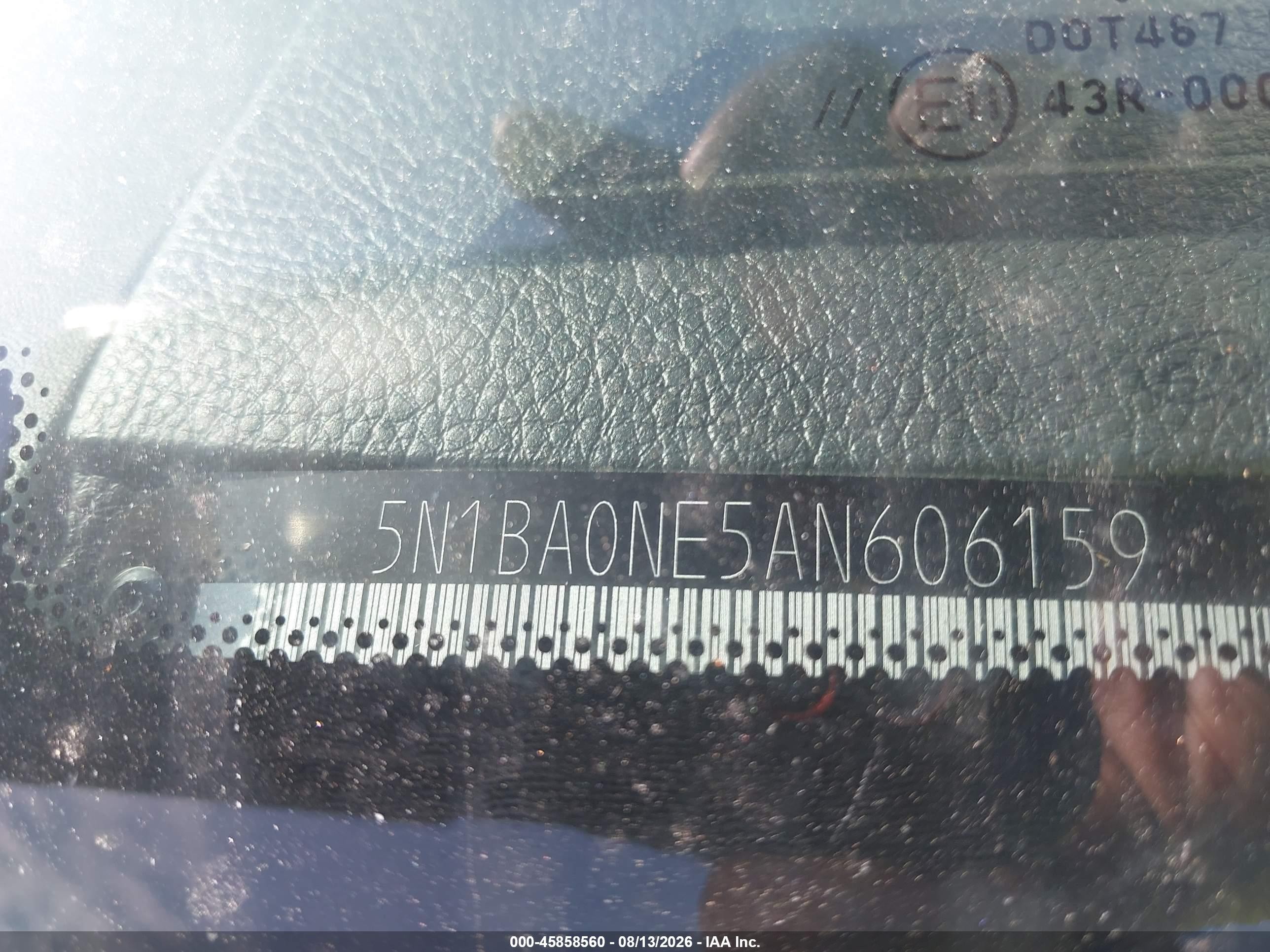 2010 Nissan Armada Platinum Black vin: 5N1BA0NE5AN606159