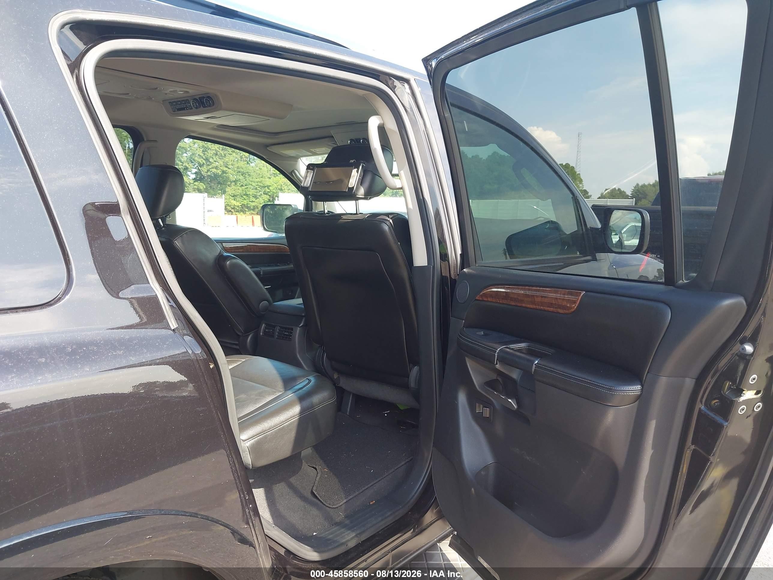 2010 Nissan Armada Platinum Black vin: 5N1BA0NE5AN606159