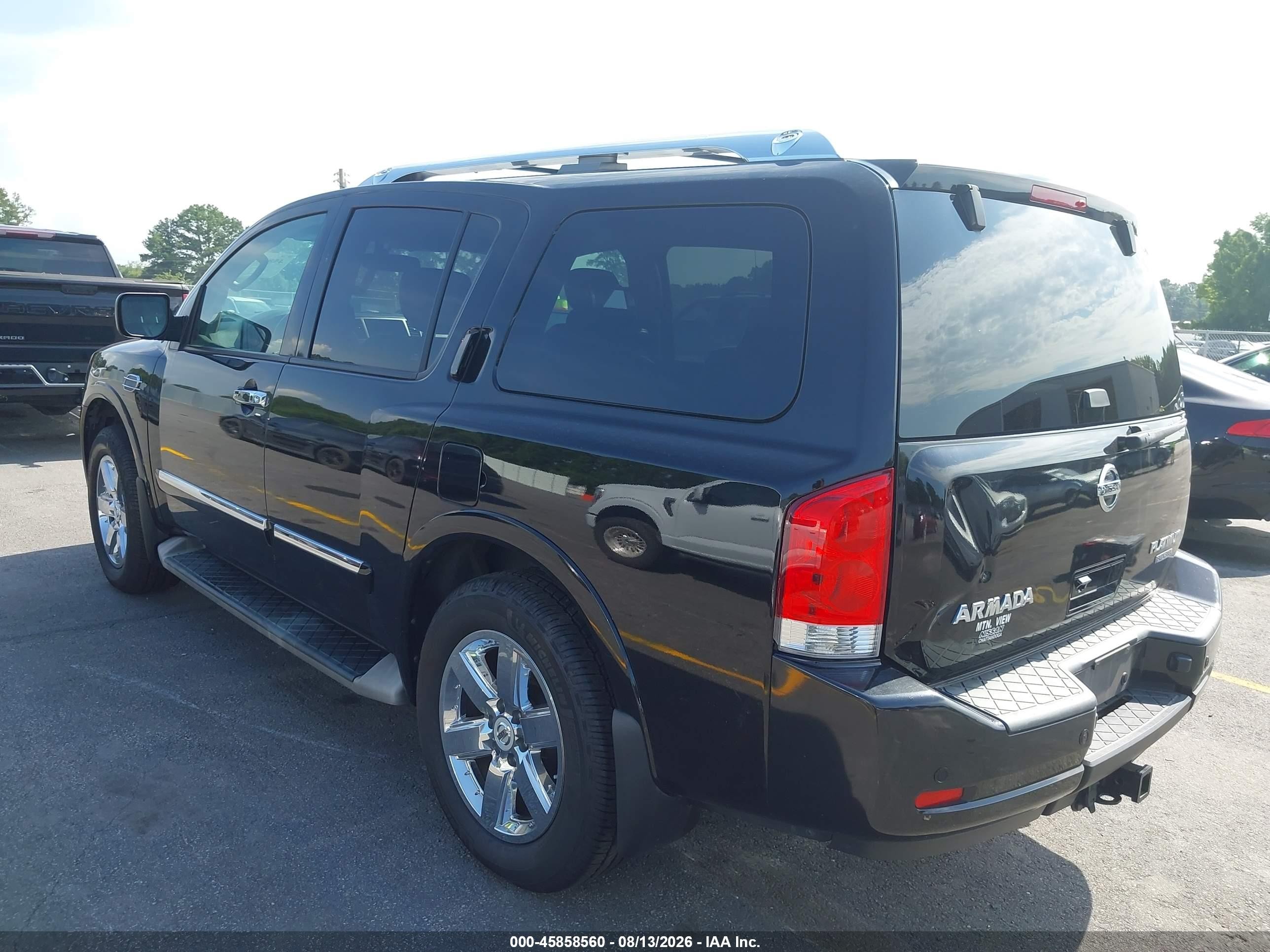 2010 Nissan Armada Platinum Black vin: 5N1BA0NE5AN606159