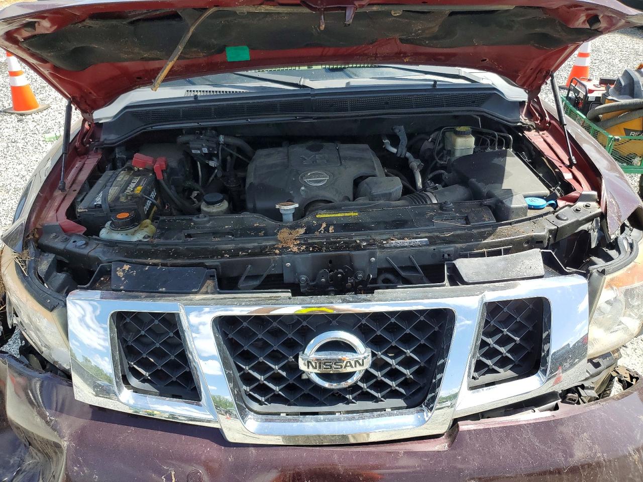 2015 Nissan Armada Platinum Maroon vin: 5N1BA0NE5FN613099